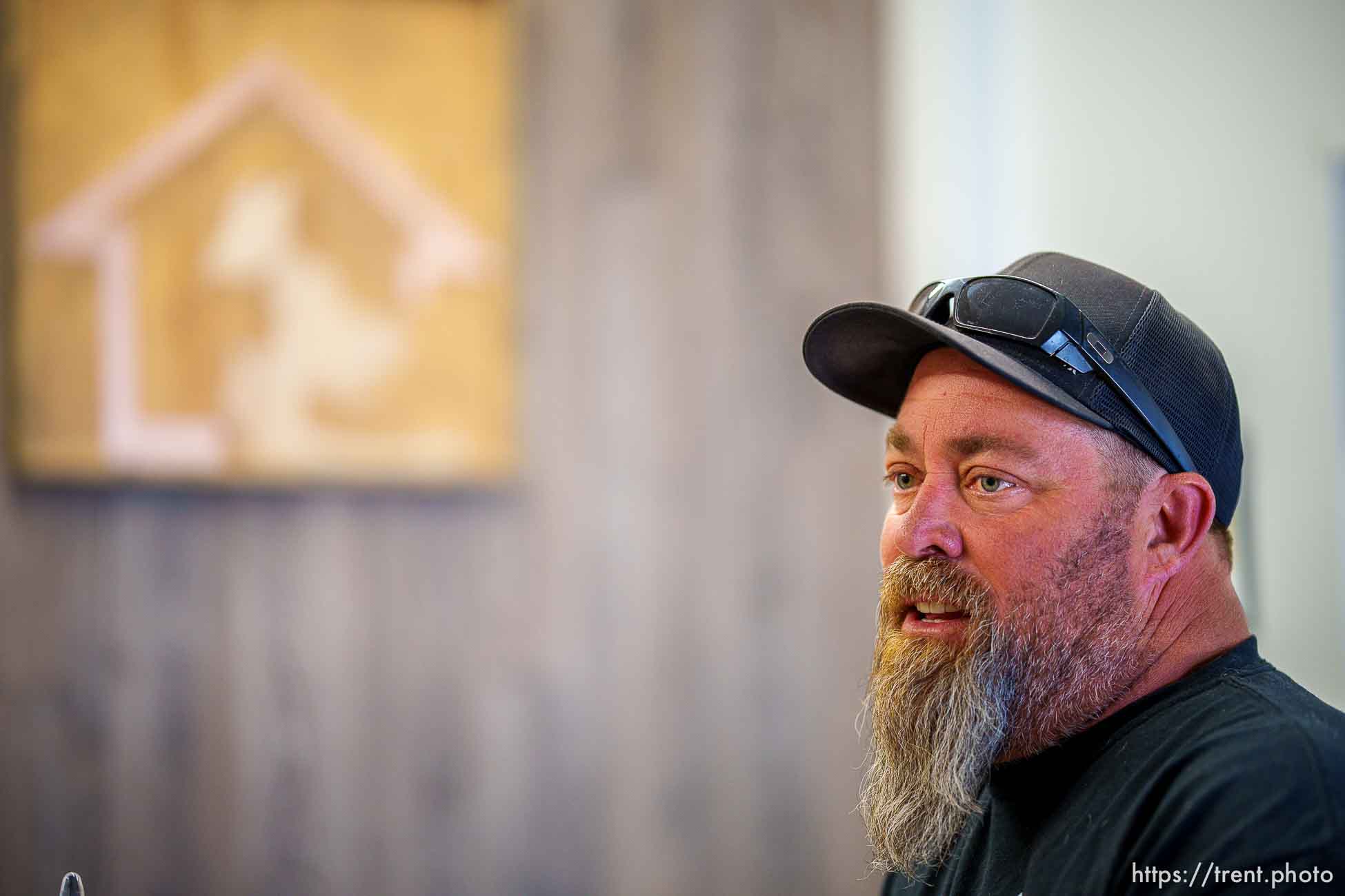 (Trent Nelson  |  The Salt Lake Tribune) Lance Williamson at Bed N Biscuits, a dog and cat daycare operated by Switchpoint,  in St. George on Friday, June 11, 2021.