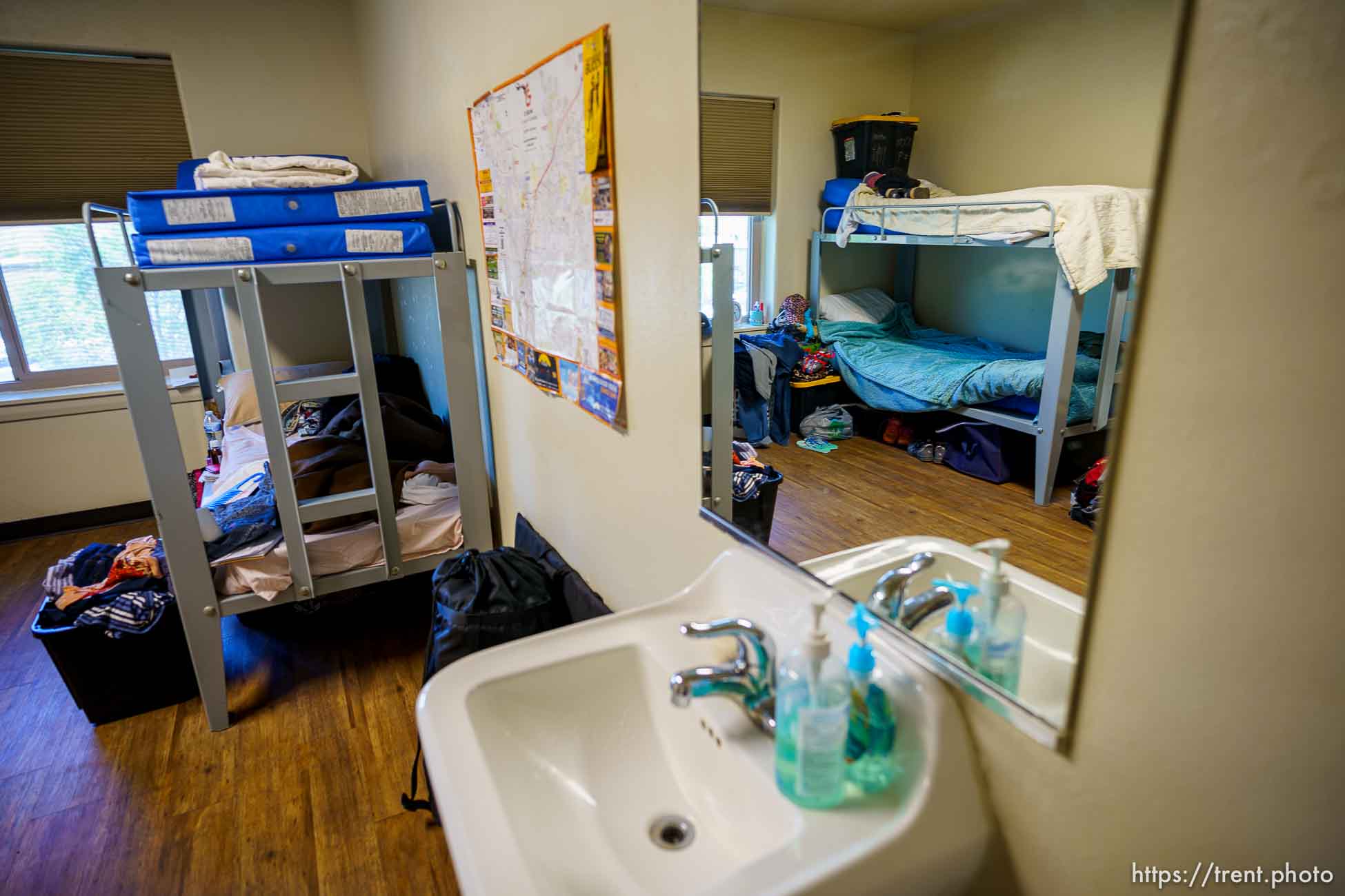 (Trent Nelson  |  The Salt Lake Tribune) A room at the Switchpoint shelter in St. George on Friday, June 11, 2021.