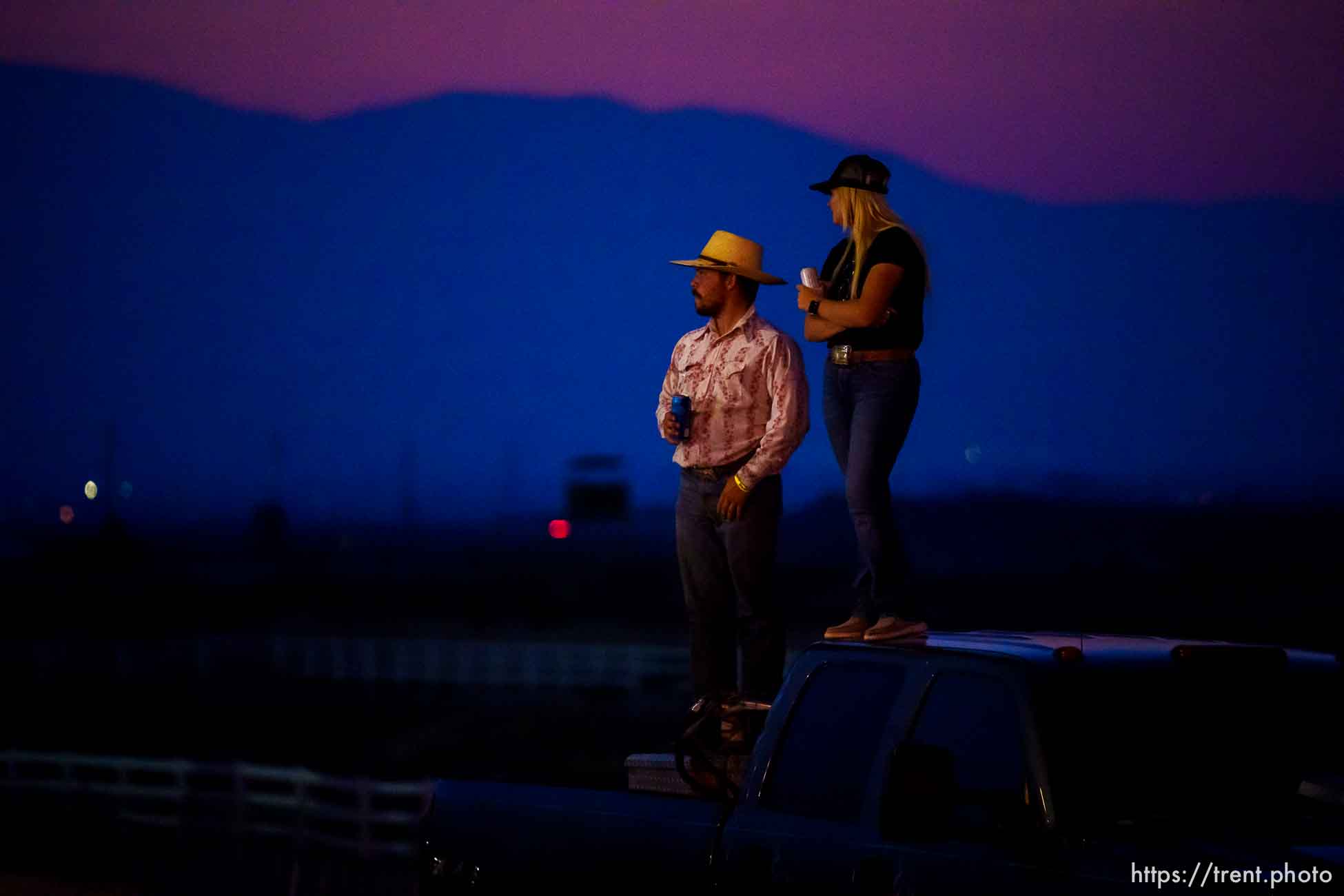 (Trent Nelson  |  The Salt Lake Tribune) Punishment at the Peak, a demolition derby in Grantsville on Saturday, Aug. 7, 2021.