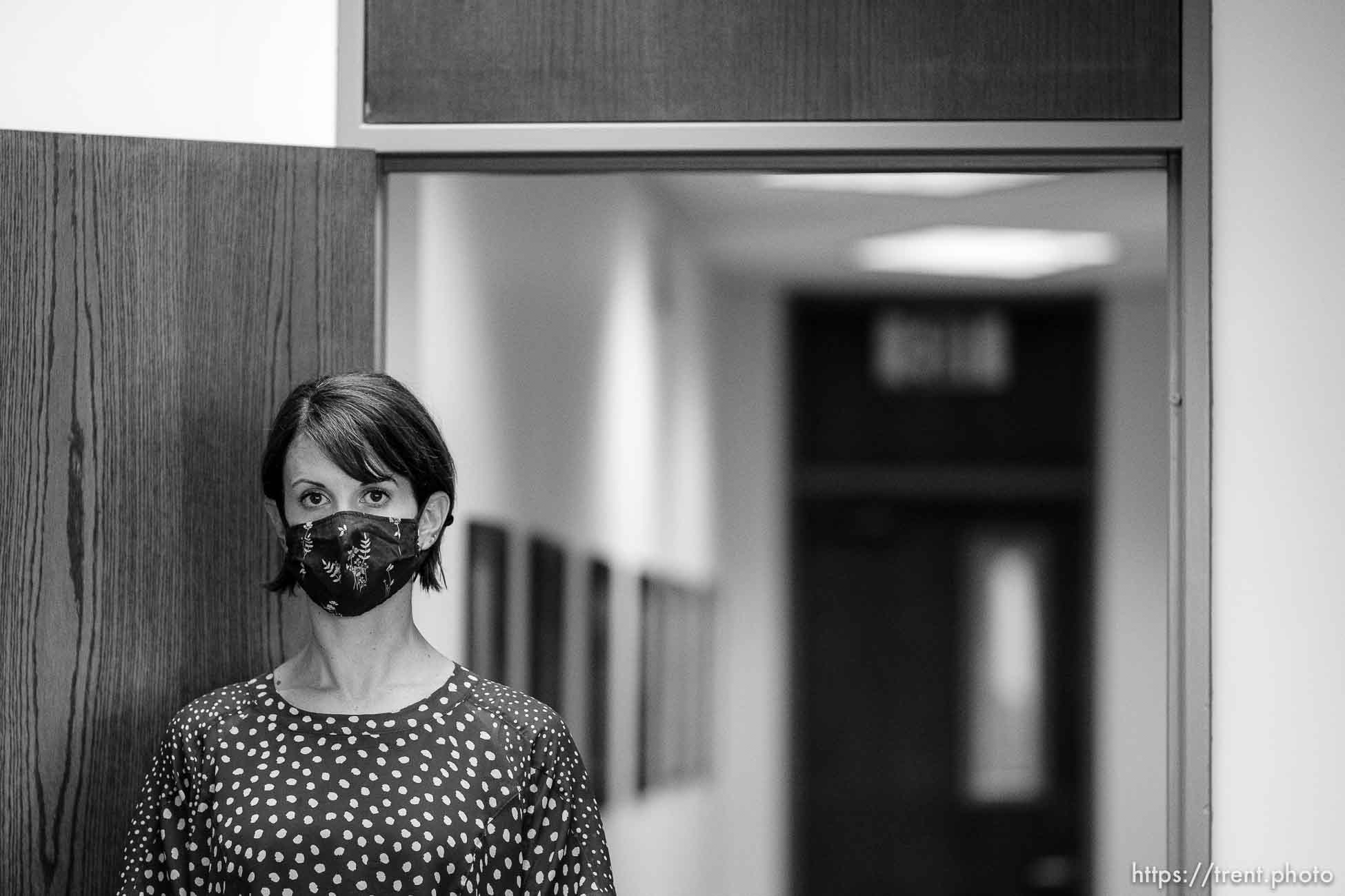 (Trent Nelson  |  The Salt Lake Tribune) Executive director of Salt Lake County Health Department Dr. Angela Dunn speaks at a news conference in Salt Lake City on Tuesday, Aug. 10, 2021.