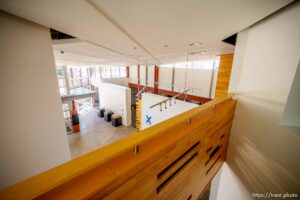 (Trent Nelson  |  The Salt Lake Tribune) A view of the lobby at the offices of Arch Nexus in Salt Lake City on Wednesday, Aug. 11, 2021.