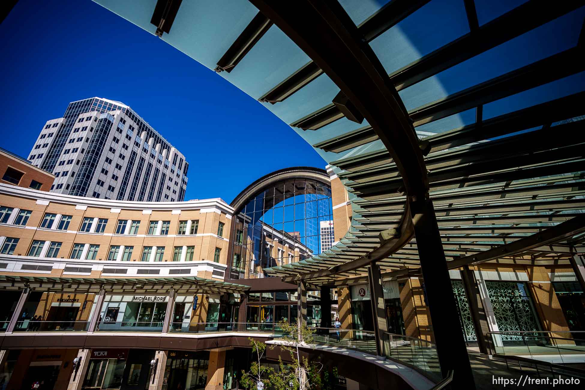 (Trent Nelson  |  The Salt Lake Tribune) City Creek Center in Salt Lake City on Monday, Aug. 23, 2021.