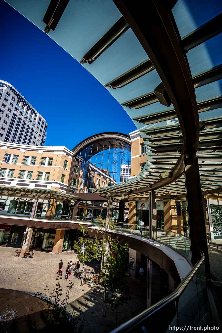 (Trent Nelson  |  The Salt Lake Tribune) City Creek Center in Salt Lake City on Monday, Aug. 23, 2021.