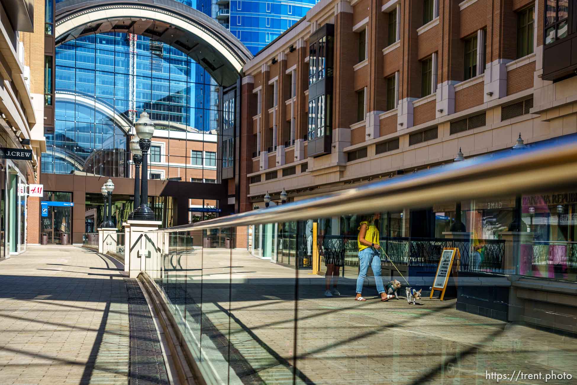 (Trent Nelson  |  The Salt Lake Tribune) City Creek Center in Salt Lake City on Monday, Aug. 23, 2021.