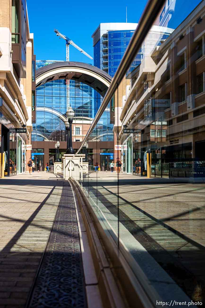 (Trent Nelson  |  The Salt Lake Tribune) City Creek Center in Salt Lake City on Monday, Aug. 23, 2021.