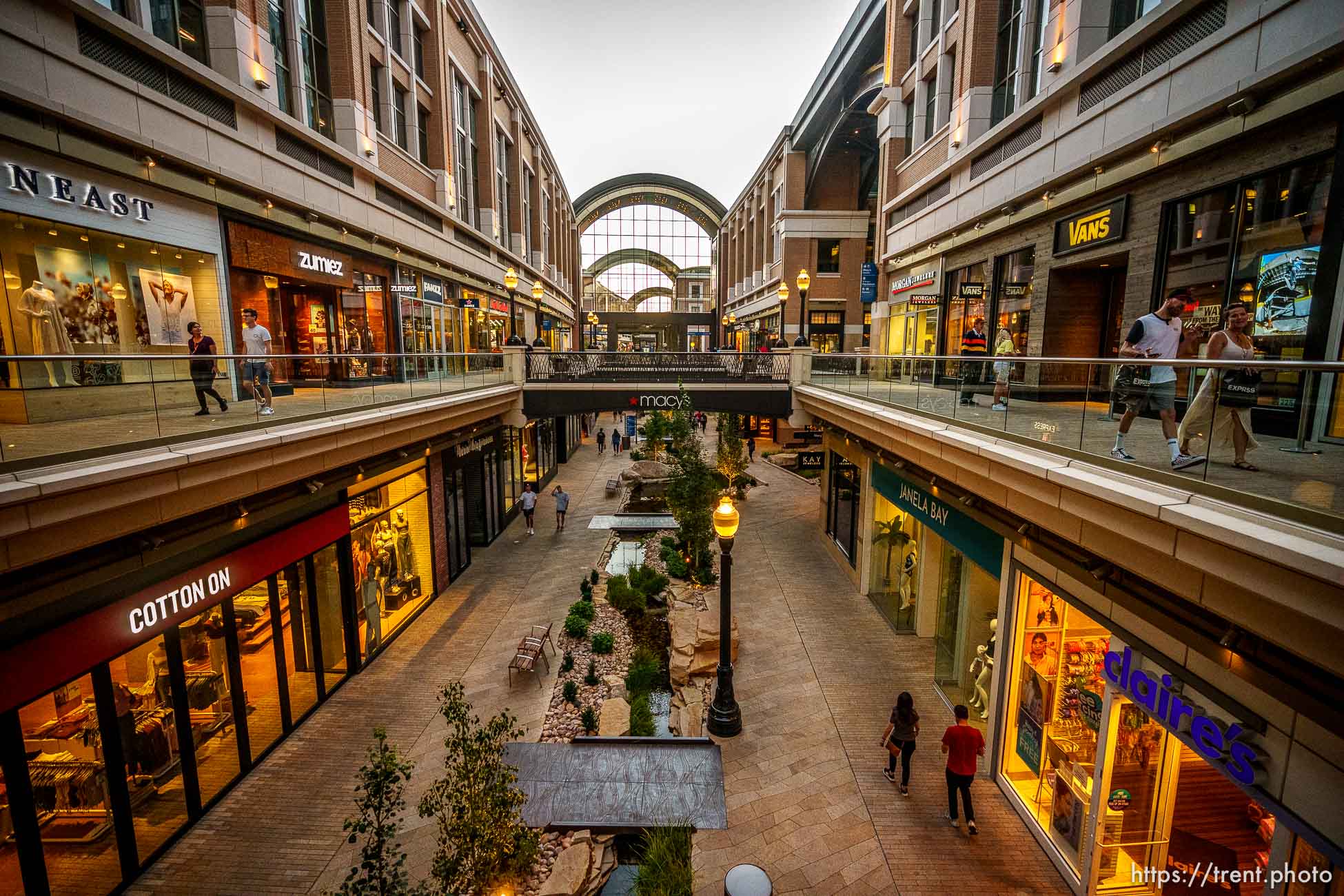 (Trent Nelson  |  The Salt Lake Tribune) City Creek Center in Salt Lake City on Monday, Aug. 23, 2021.