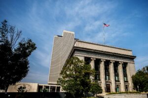 (Trent Nelson  |  The Salt Lake Tribune) The Church of Jesus Christ of Latter-day Saints' Administration Building in Salt Lake City on Thursday, Aug. 26, 2021.