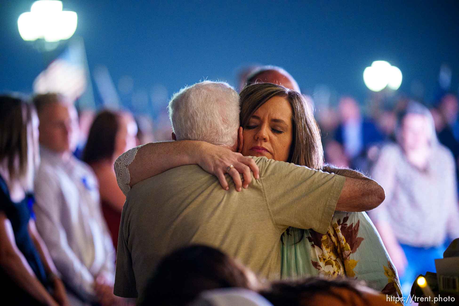 (Trent Nelson  |  The Salt Lake Tribune) 
at a vigil at the State Capitol in Salt Lake City for Staff Sgt. Taylor Hoover on Sunday, Aug. 29, 2021.. Hoover was killed in a suicide bombing in Kabul, Afghanistan.