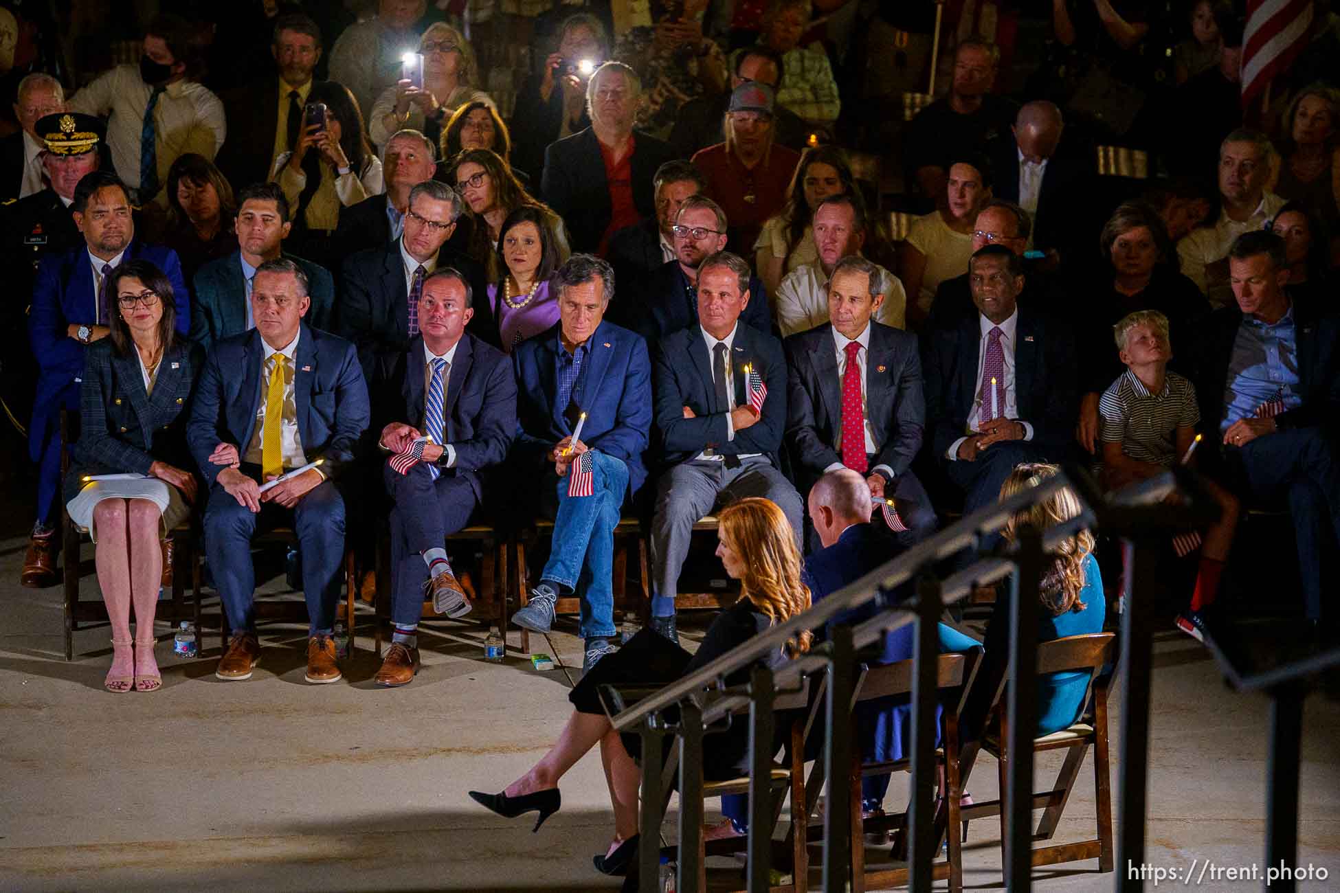 (Trent Nelson  |  The Salt Lake Tribune) 
at a vigil at the State Capitol in Salt Lake City for Staff Sgt. Taylor Hoover on Sunday, Aug. 29, 2021.. Hoover was killed in a suicide bombing in Kabul, Afghanistan.