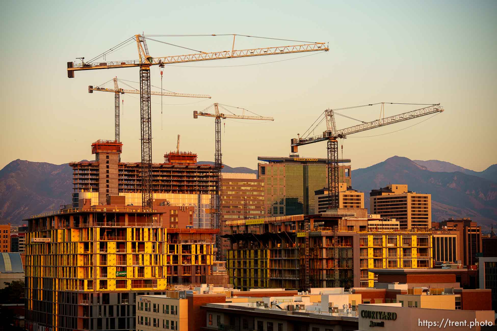 construction downtown, Salt Lake City, Wednesday September 15, 2021.