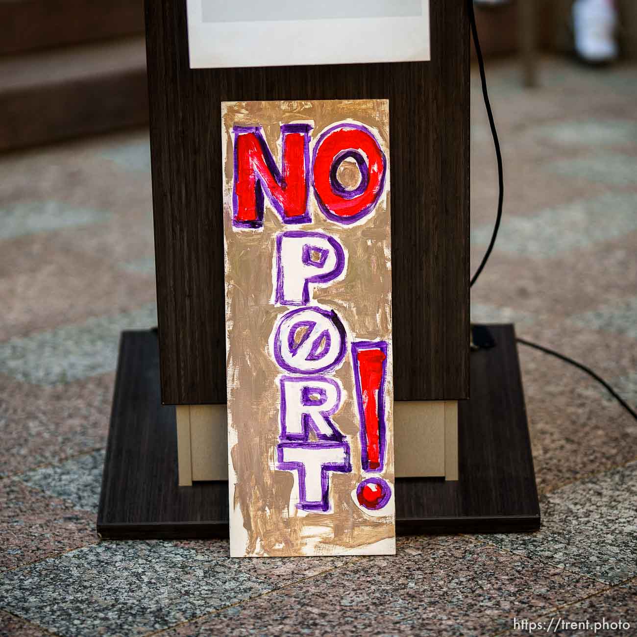 (Trent Nelson  |  The Salt Lake Tribune) Deeda Seed speaks at a news conference by Stop the Polluting Port Coalition in Salt Lake City on Monday, Sept. 20, 2021.