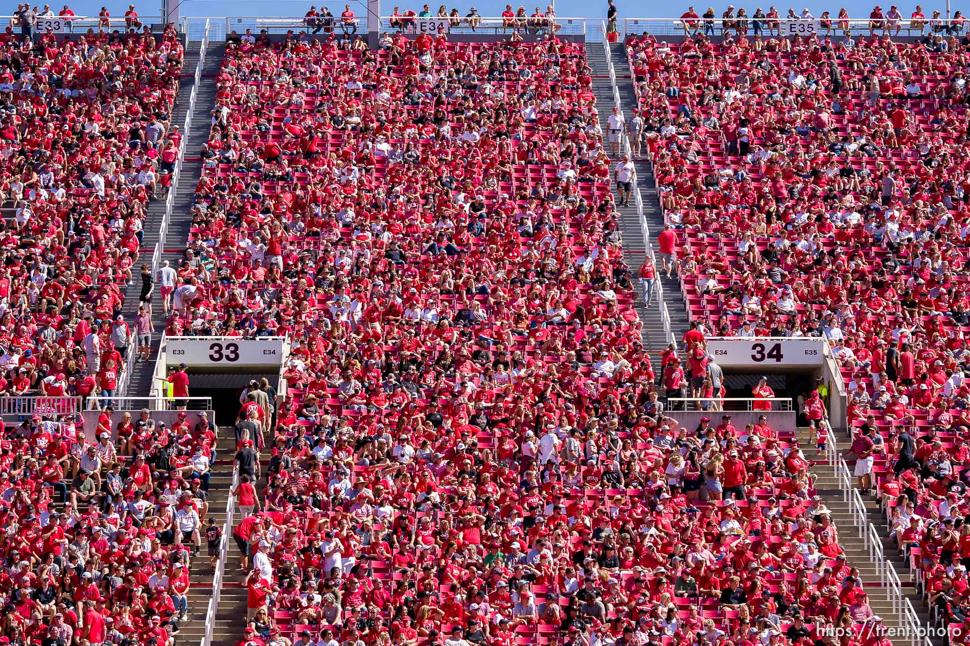 (Trent Nelson  |  The Salt Lake Tribune) TheUniversity of Utah hosts Washington State, NCAA football at Rice-Eccles Stadium in Salt Lake City on Saturday, Sept. 25, 2021.