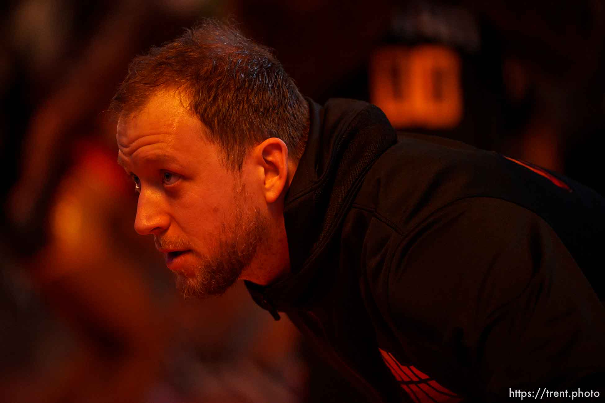 (Trent Nelson  |  The Salt Lake Tribune) Utah Jazz guard Joe Ingles (2) as the Utah Jazz host the Boston Celtics, NBA basketball in Salt Lake City on Friday, Dec. 3, 2021.