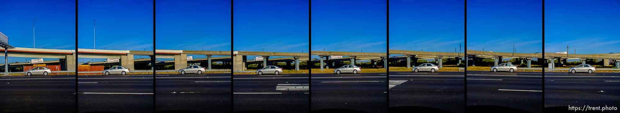 bay bridge, driving in california, Thursday January 2, 2014.