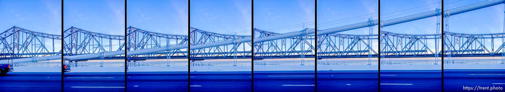 bay bridge, driving in california , Thursday January 2, 2014.