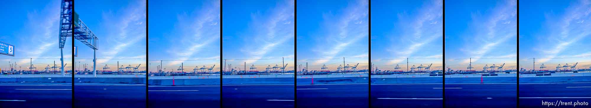 bay bridge, driving in california , Thursday January 2, 2014.