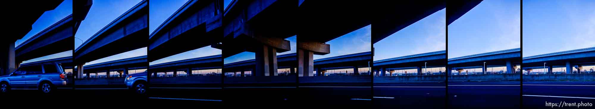 bay bridge, driving in california , Thursday January 2, 2014.