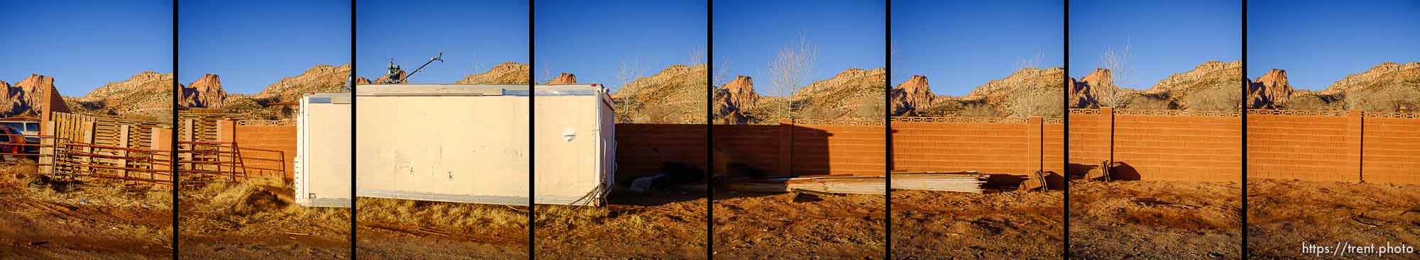 walls, roads, hildale/colorado city, Wednesday January 14, 2015.