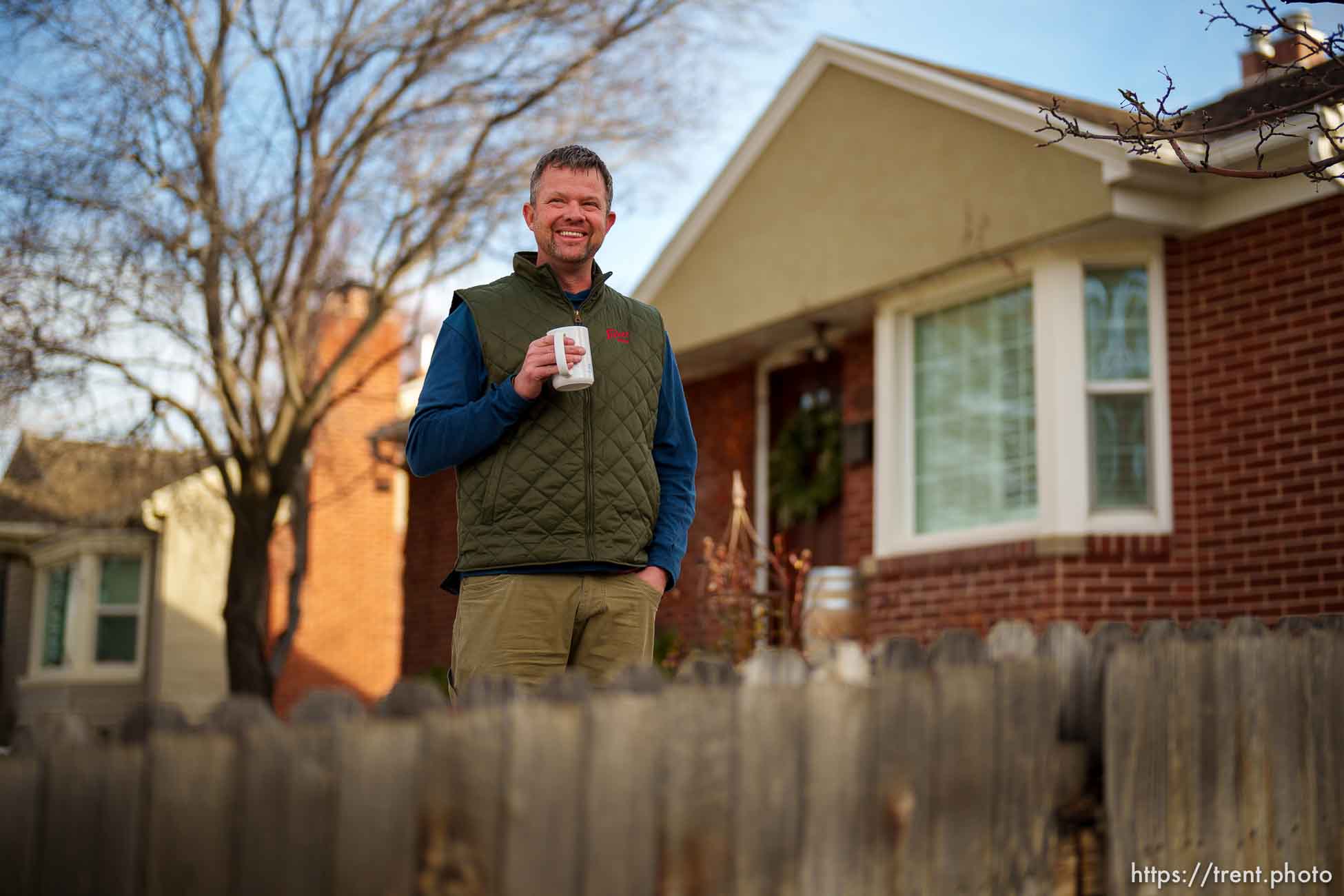 (Trent Nelson  |  The Salt Lake Tribune) Landon Clark, chair of the Sugar House Community Council, at his Salt Lake City home on Thursday, Jan. 13, 2022.