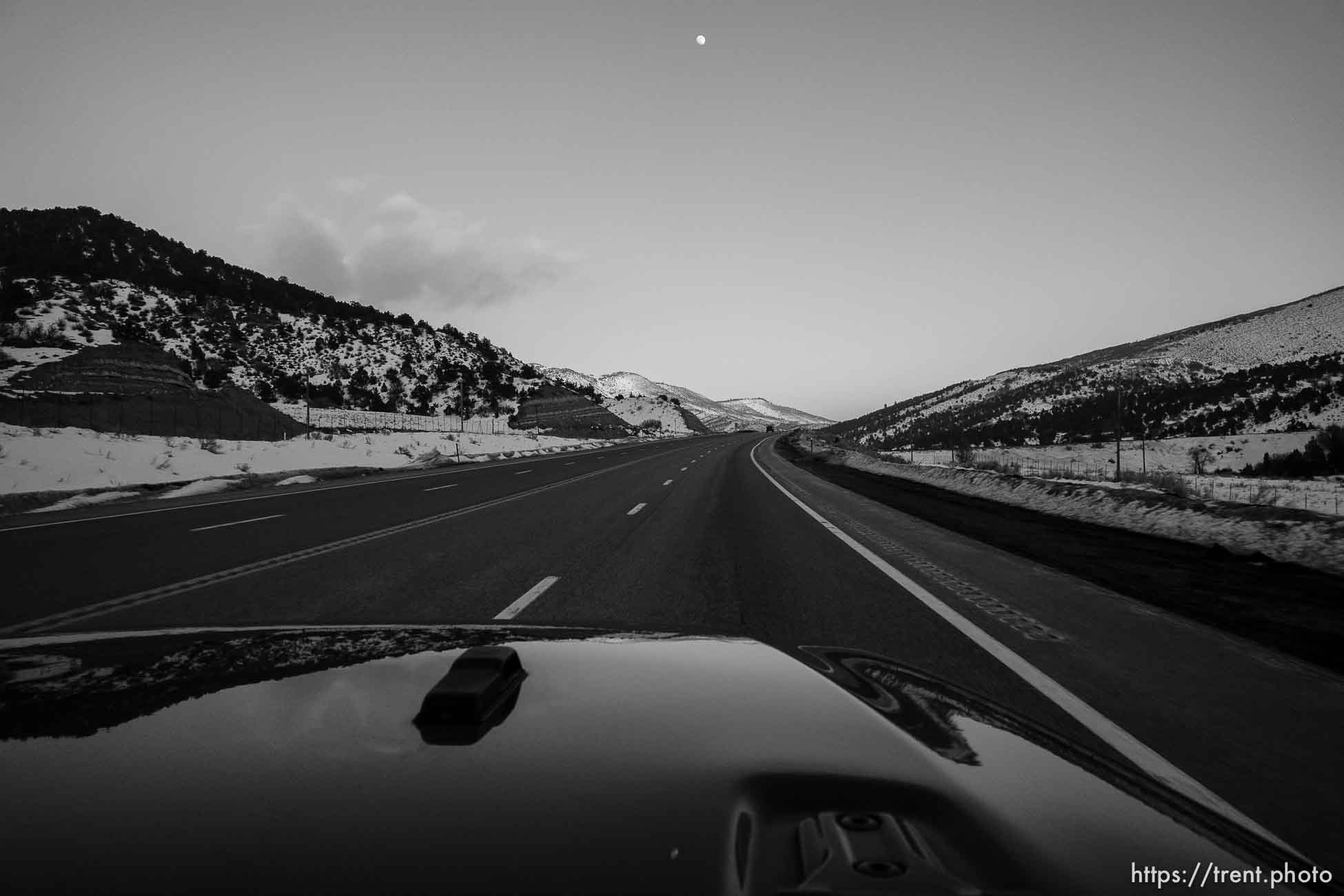 drive to moab on Friday, Jan. 14, 2022.