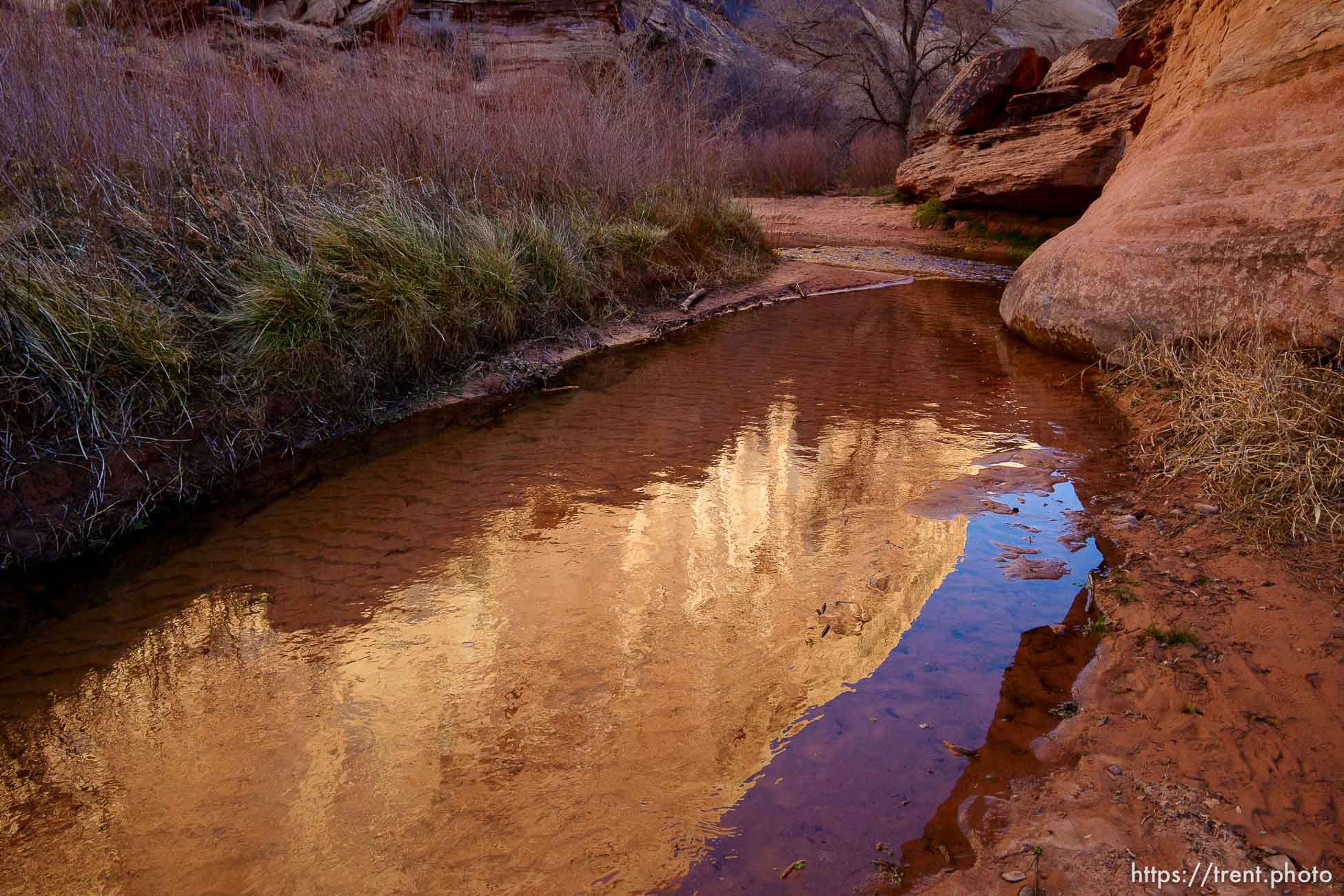 millcreek hike, moab, on Sunday, Jan. 16, 2022.