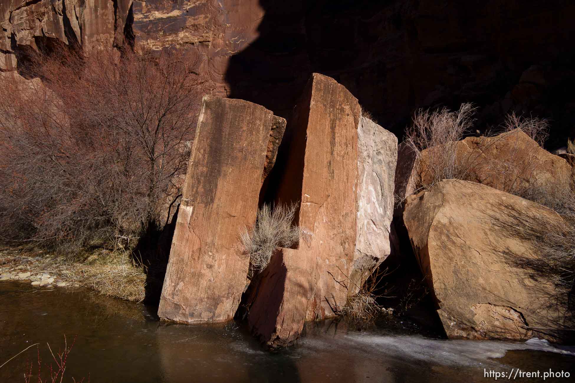 millcreek hike, moab, on Sunday, Jan. 16, 2022.