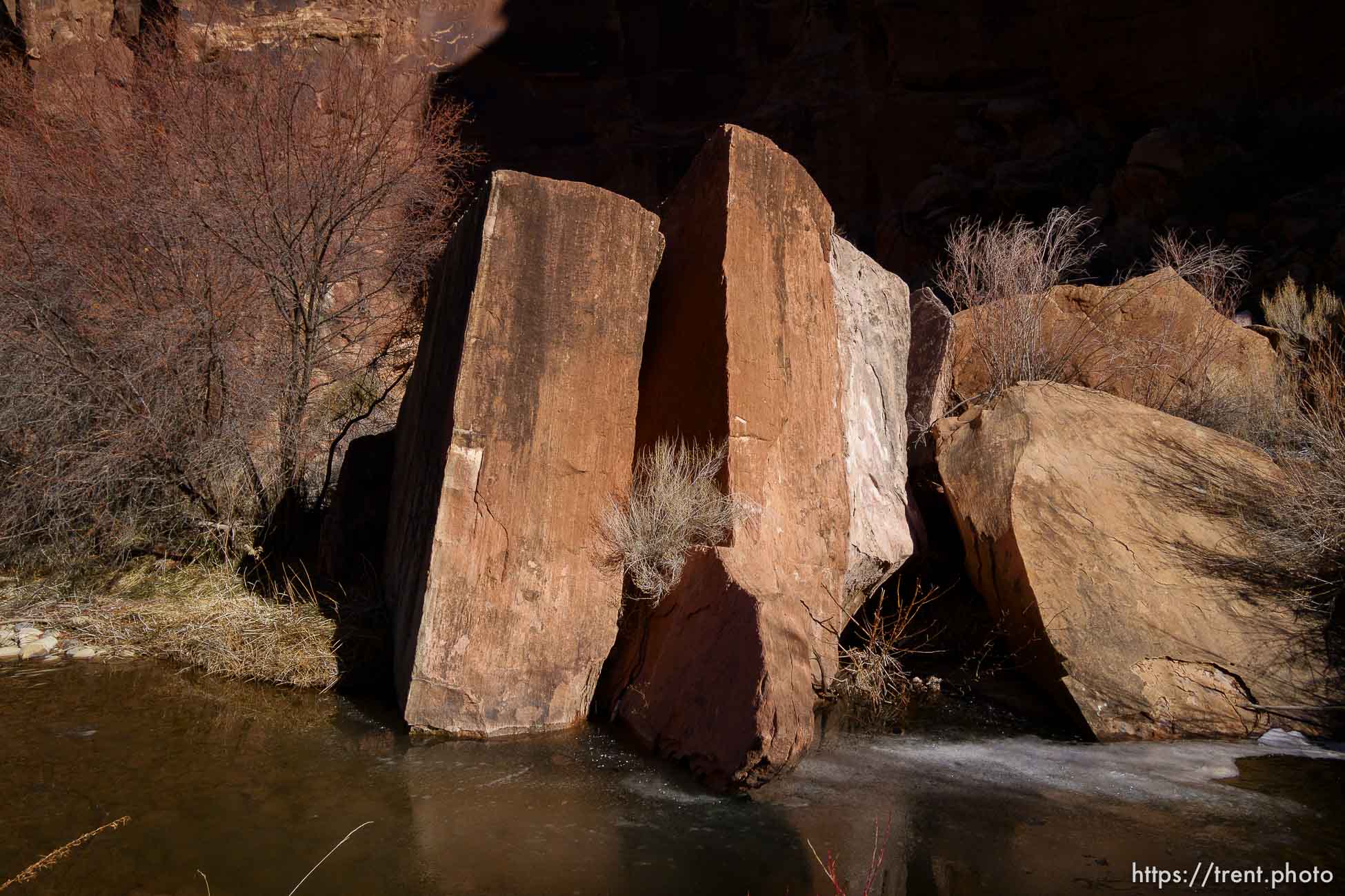 millcreek hike, moab, on Sunday, Jan. 16, 2022.