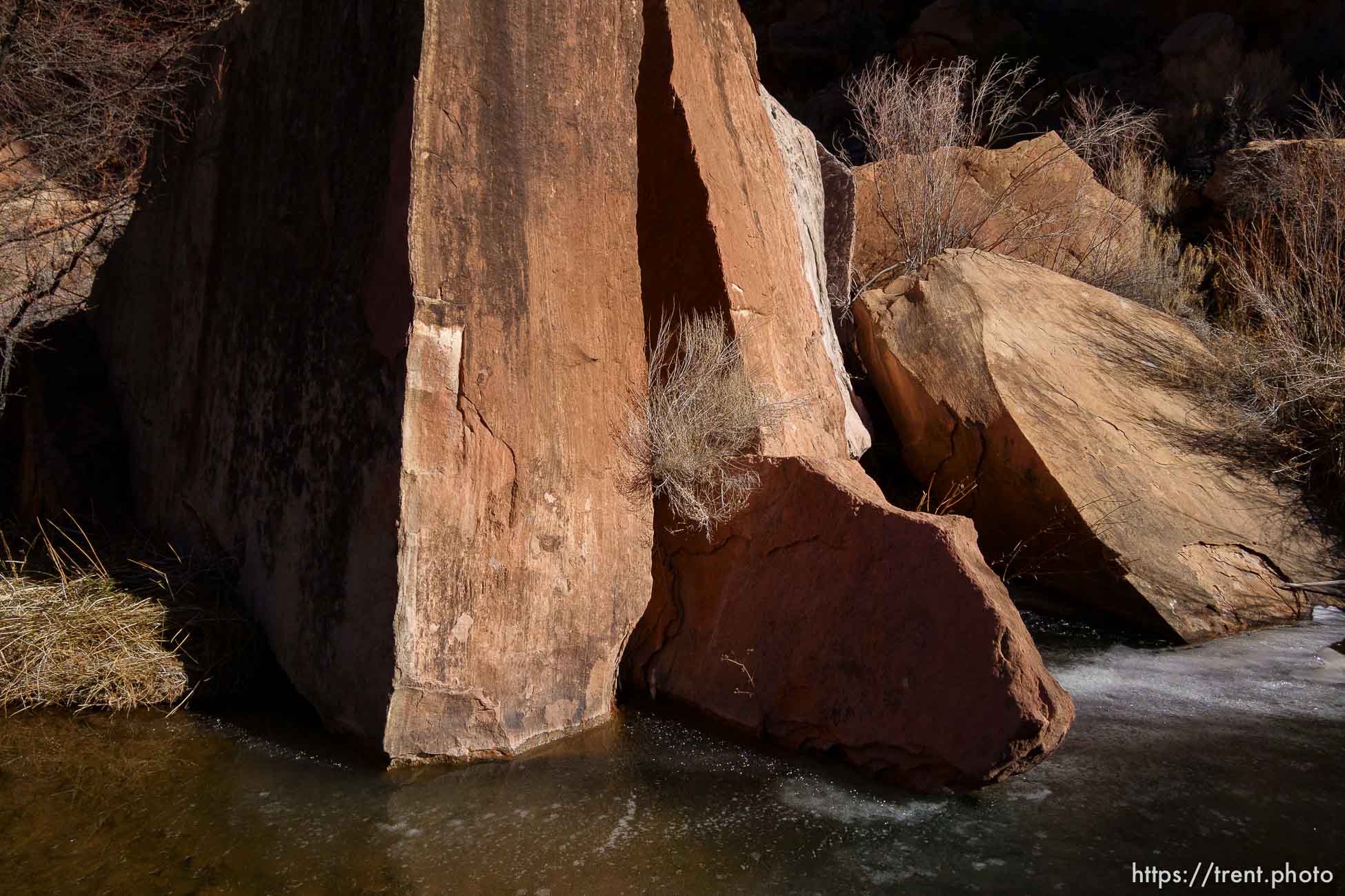 millcreek hike, moab, on Sunday, Jan. 16, 2022.