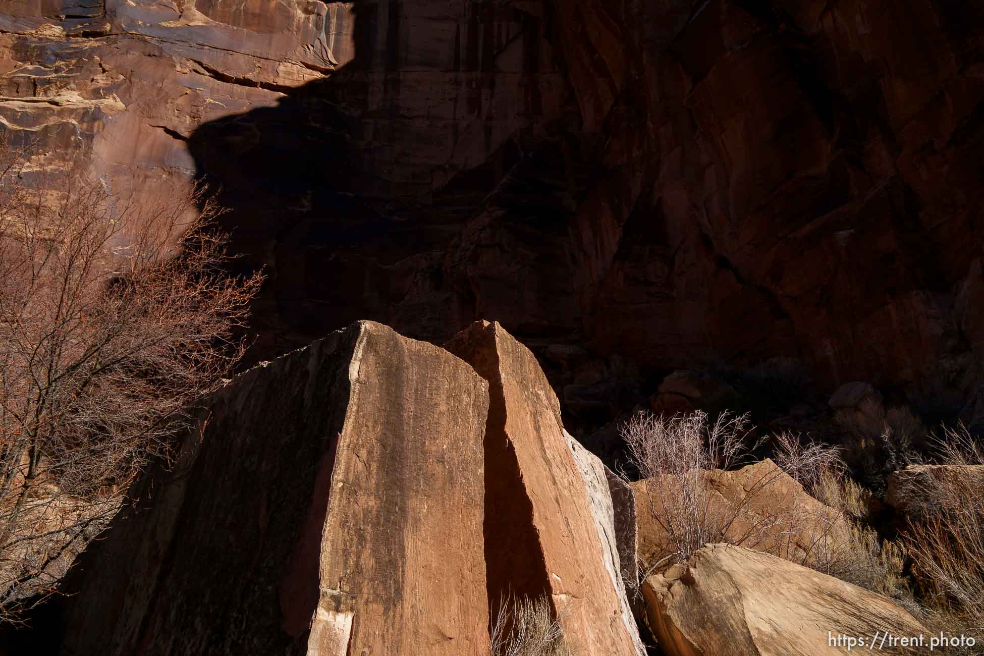 millcreek hike, moab, on Sunday, Jan. 16, 2022.