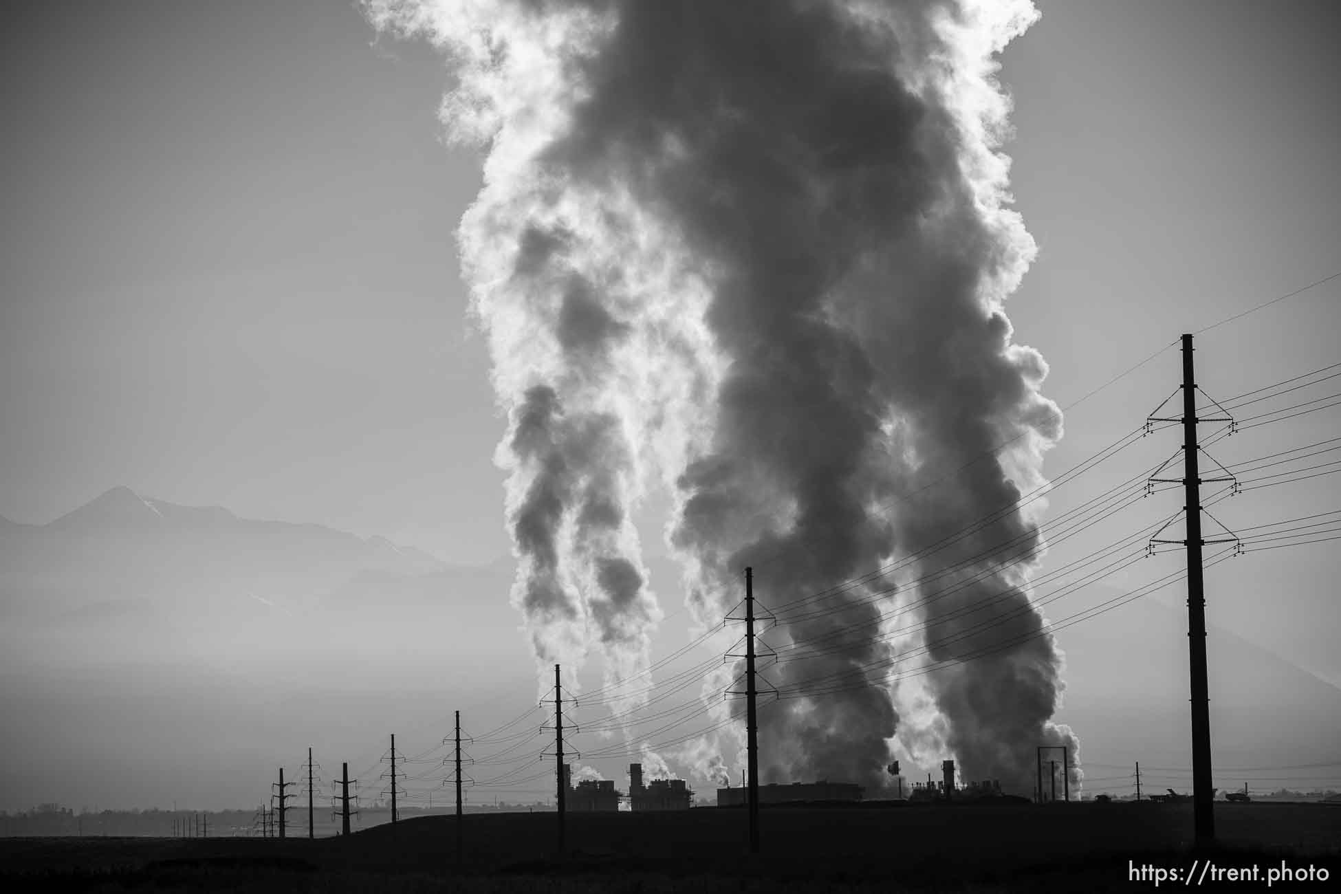 (Trent Nelson  |  The Salt Lake Tribune) Lake Side Power Station in Lindon on Wednesday, Jan. 26, 2022.