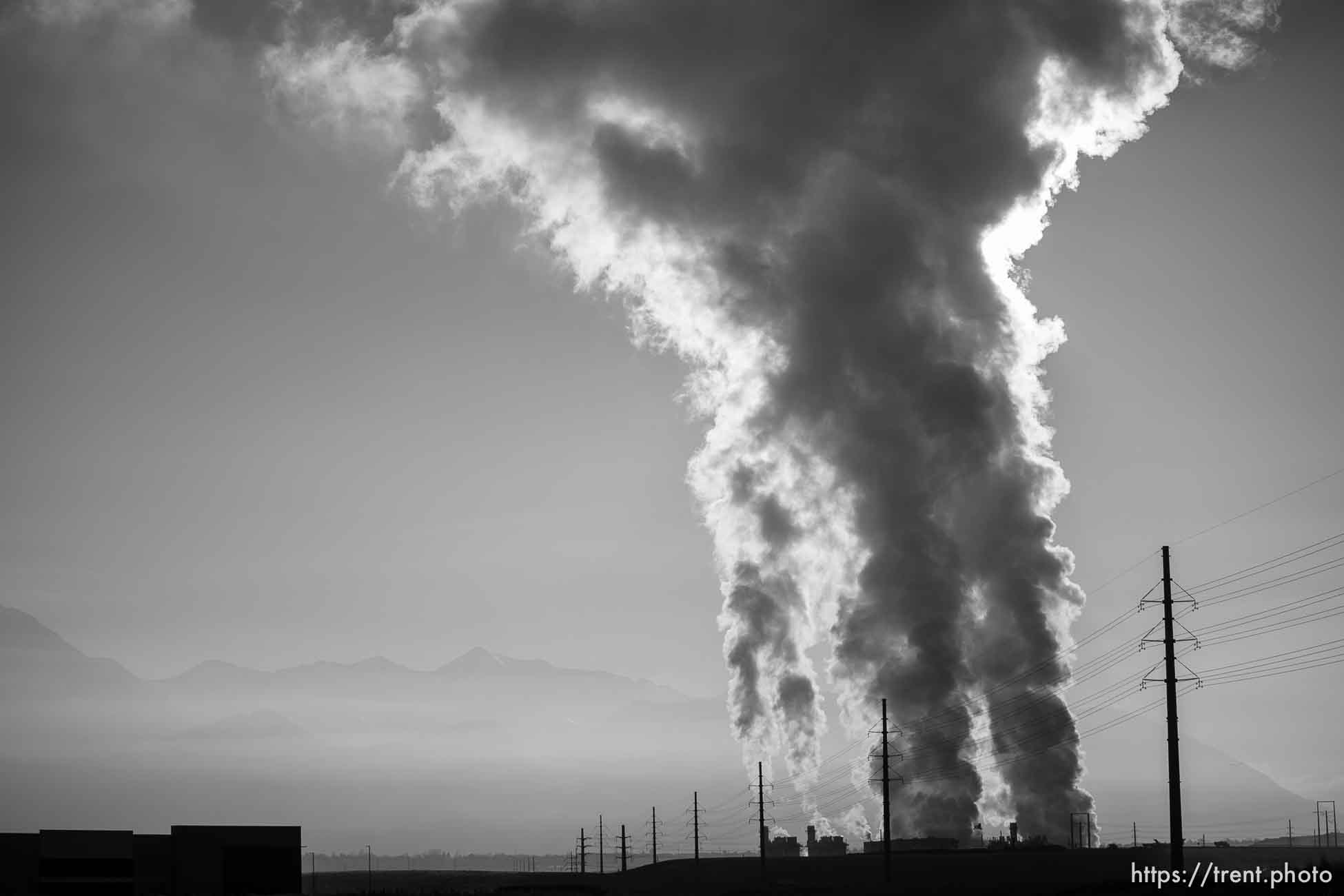 (Trent Nelson  |  The Salt Lake Tribune) Lake Side Power Station in Lindon on Wednesday, Jan. 26, 2022.