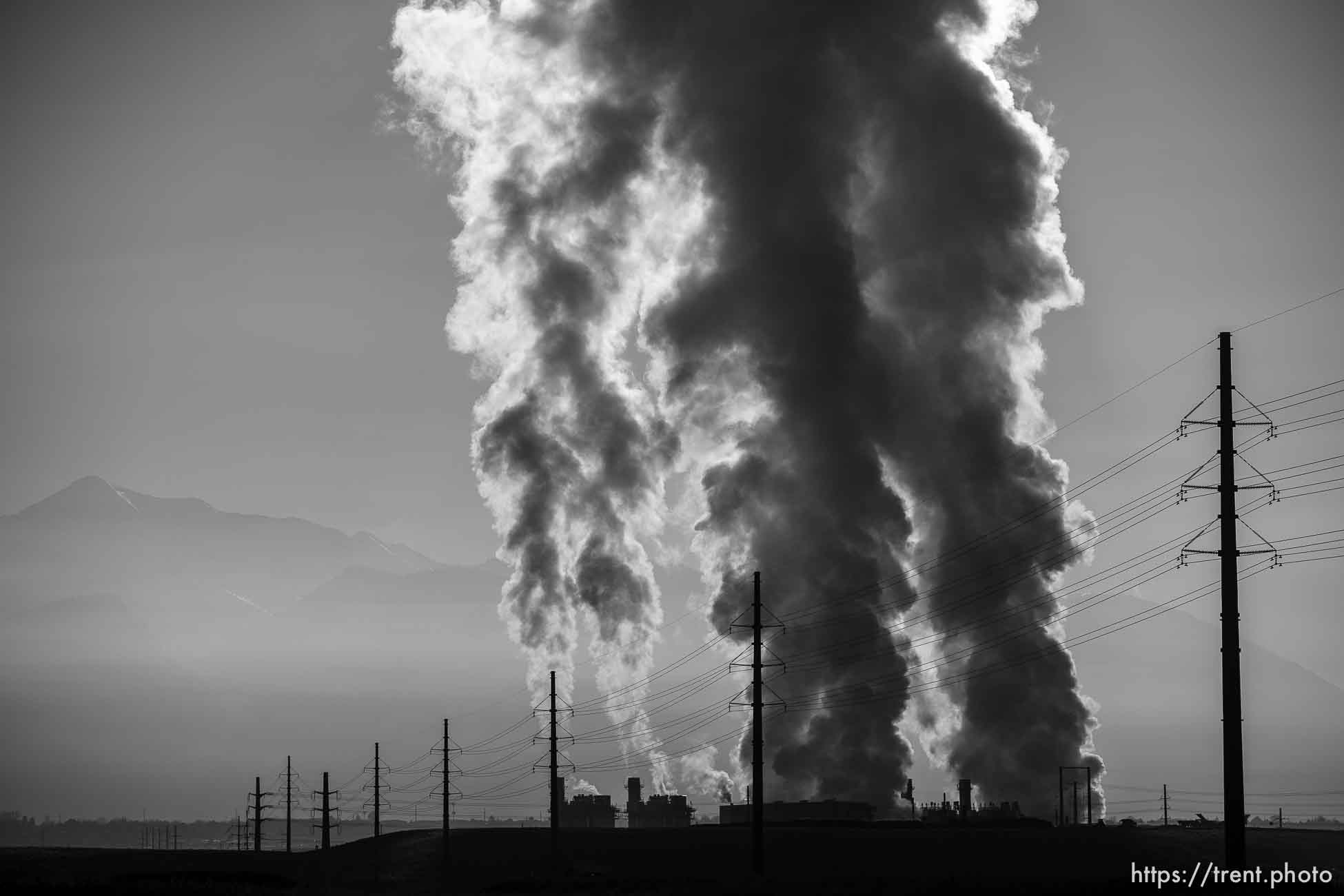 (Trent Nelson  |  The Salt Lake Tribune) Lake Side Power Station in Lindon on Wednesday, Jan. 26, 2022.