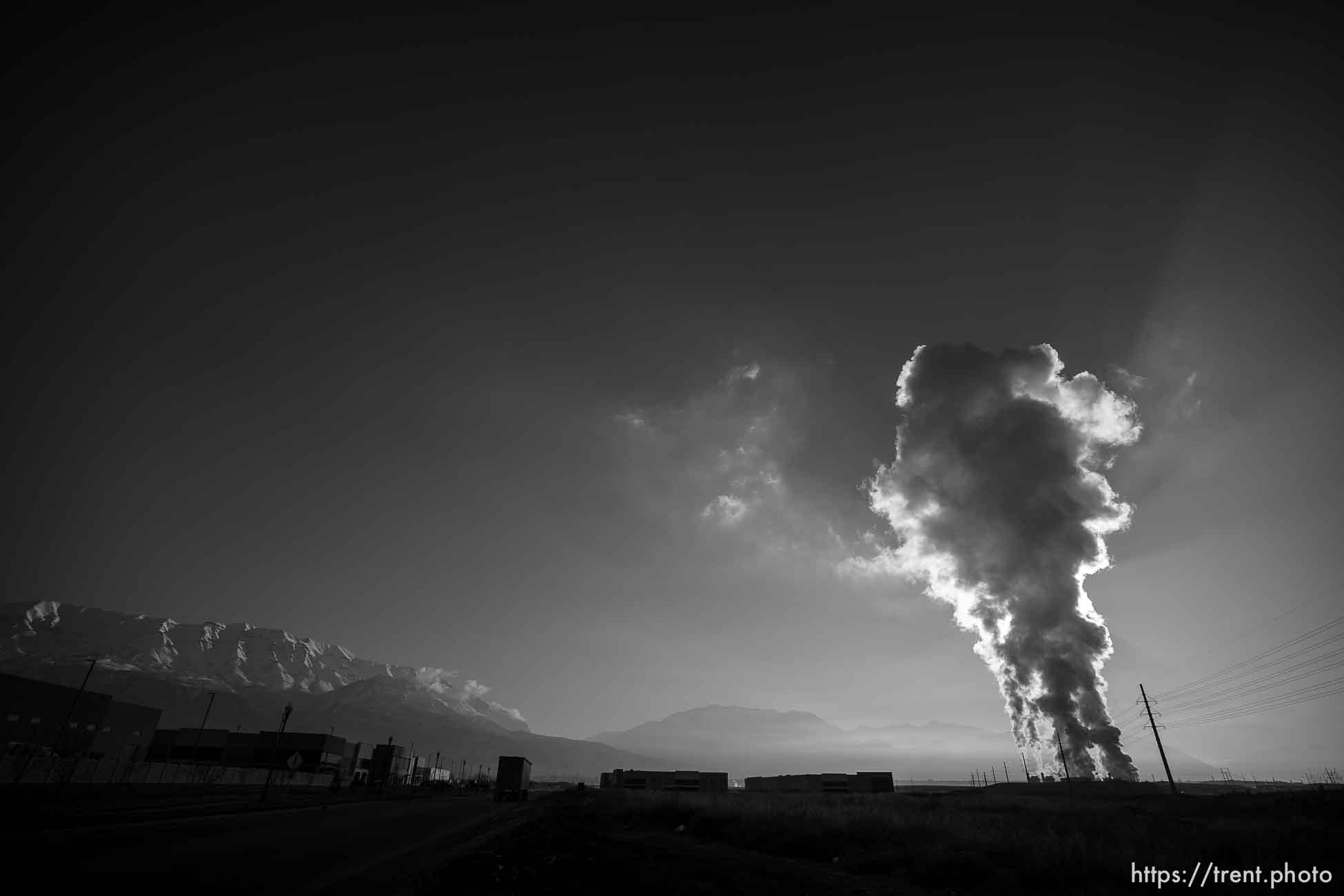 (Trent Nelson  |  The Salt Lake Tribune) Lake Side Power Station in Lindon on Wednesday, Jan. 26, 2022.