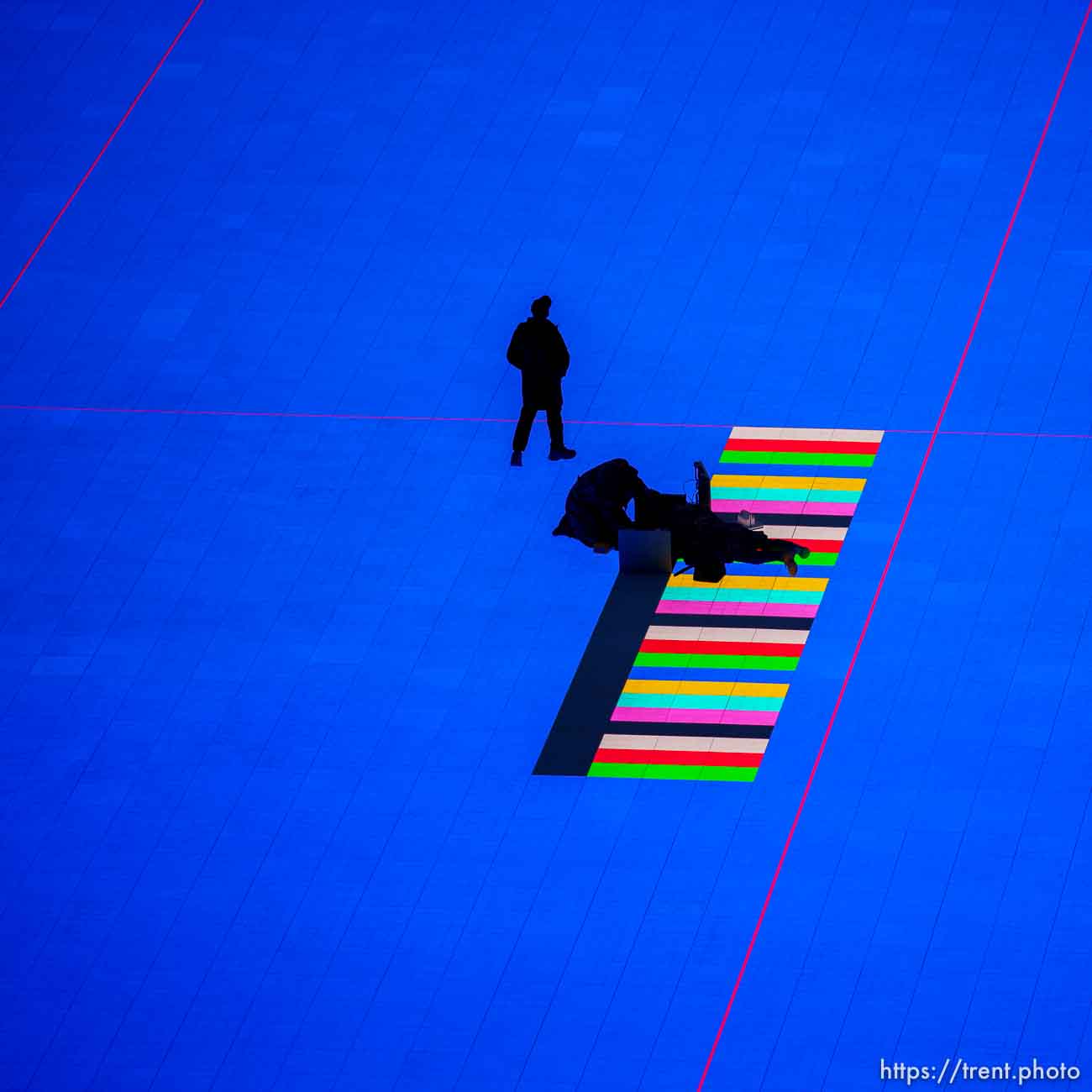 (Trent Nelson  |  The Salt Lake Tribune) 
during the opening ceremony of the 2022 Winter Olympics at the National Stadium ,the Bird's Nest, in Beijing on Friday, Feb. 4, 2022.