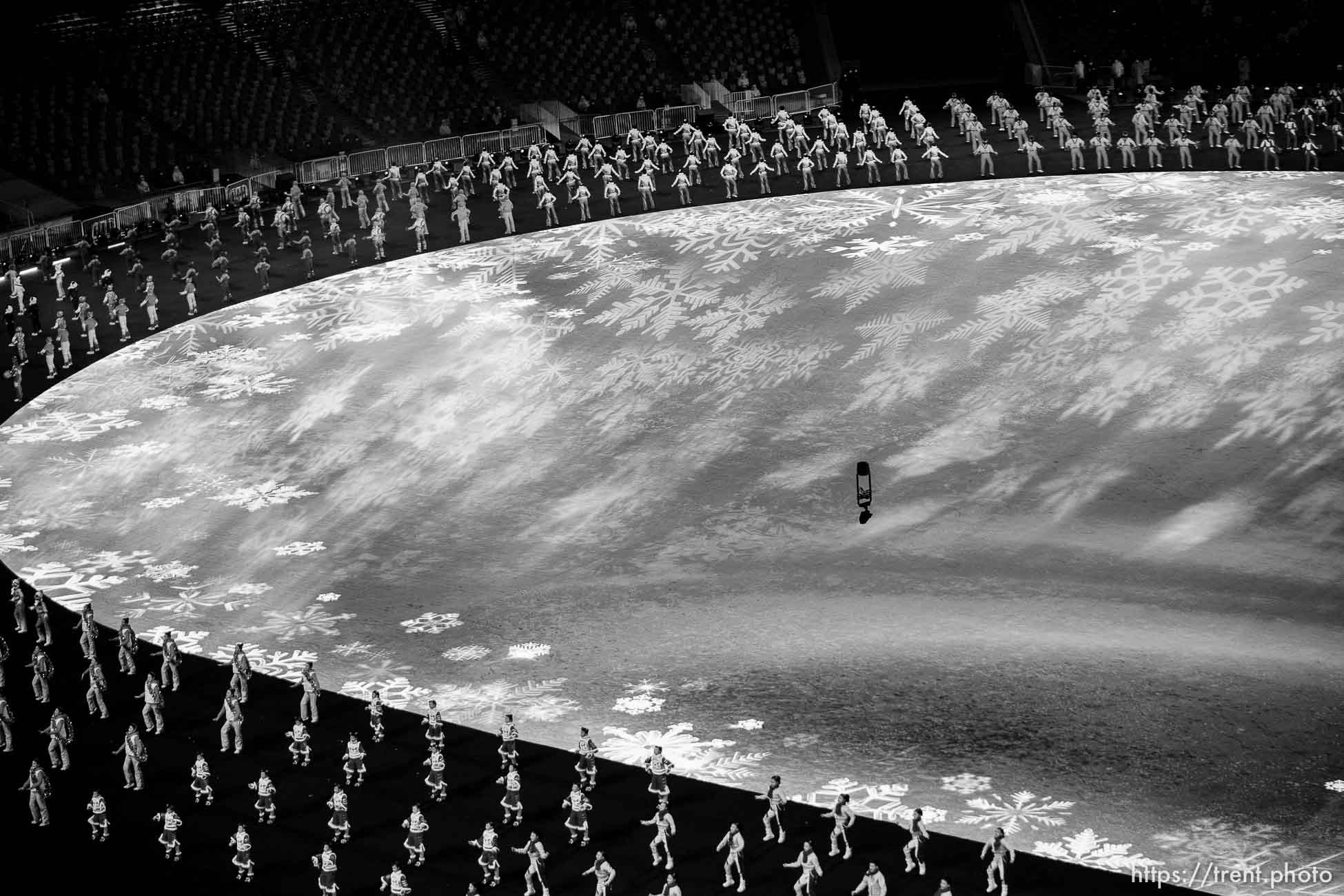 (Trent Nelson  |  The Salt Lake Tribune) 
during the Opening Ceremony of the 2022 Winter Olympics at the National Stadium ,the Bird's Nest, in Beijing on Friday, Feb. 4, 2022.