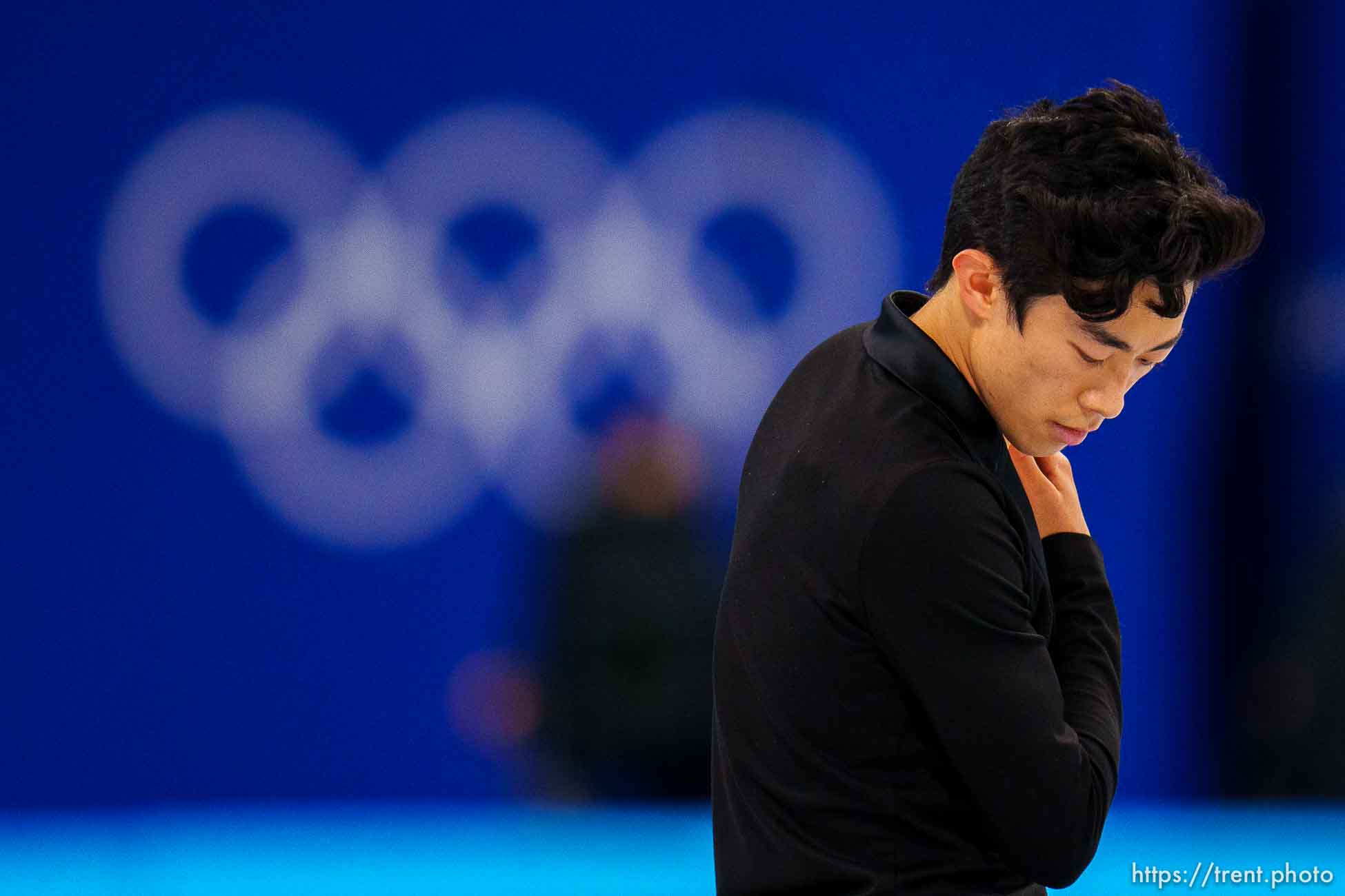 (Trent Nelson  |  The Salt Lake Tribune) Nathan Chen competes in the short program, figure skating at the 2022 Winter Olympics in Beijing on Tuesday, Feb. 8, 2022.