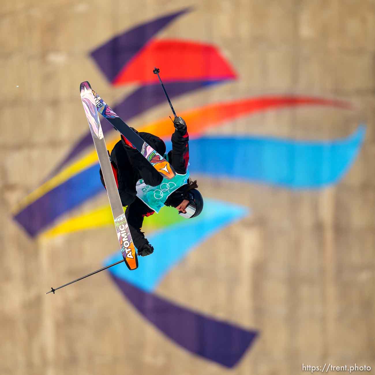 (Trent Nelson  |  The Salt Lake Tribune) 
competes in the big air men's final at the 2022 Winter Olympics in Beijing on Wednesday, Feb. 9, 2022.