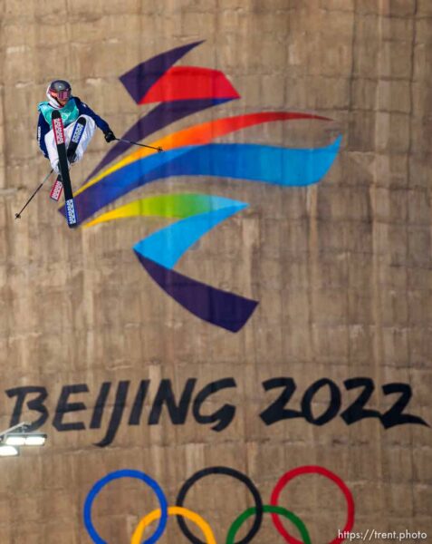 (Trent Nelson  |  The Salt Lake Tribune) 
big air men's final at the 2022 Winter Olympics in Beijing on Wednesday, Feb. 9, 2022.