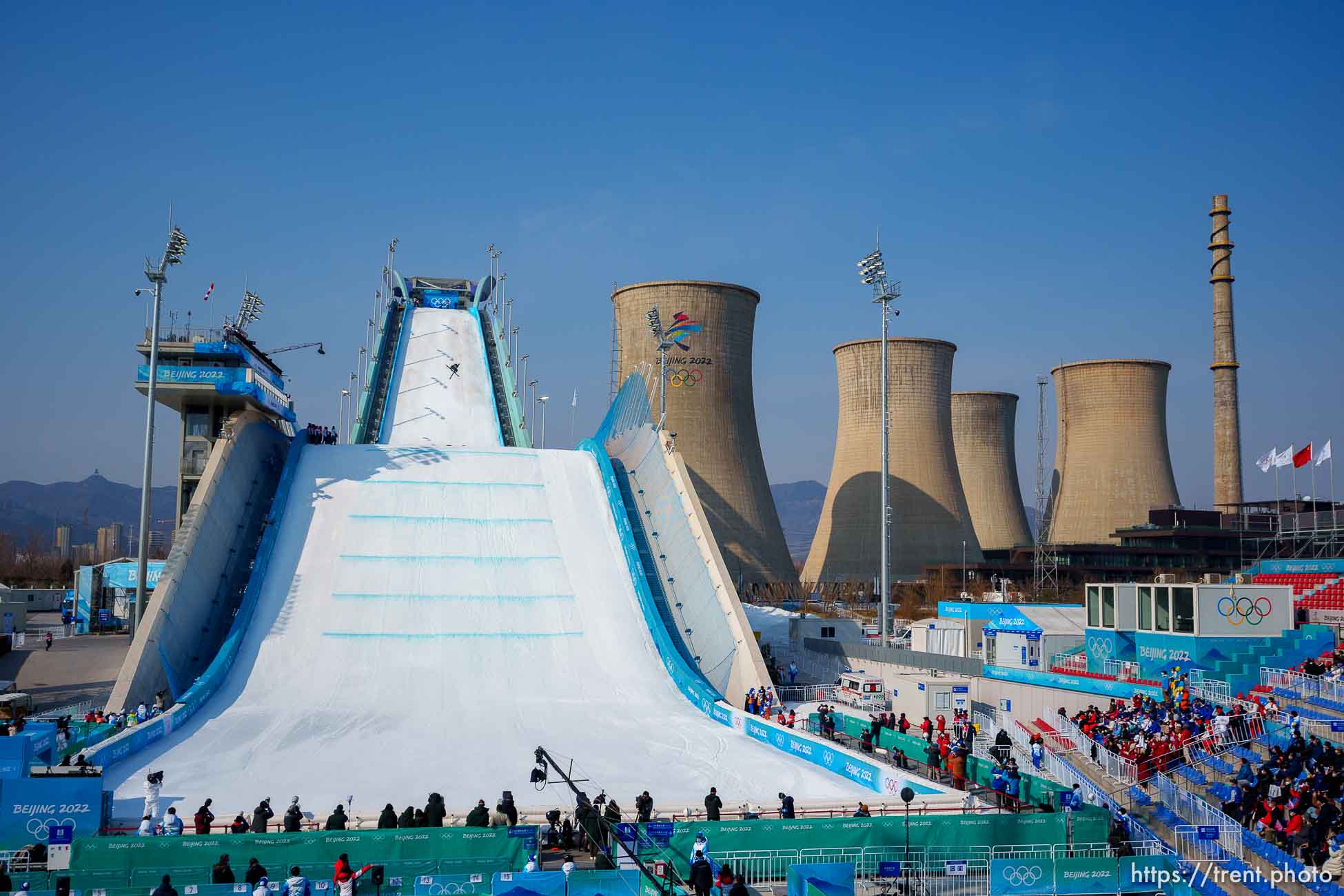 (Trent Nelson  |  The Salt Lake Tribune) 
big air men's final at the 2022 Winter Olympics in Beijing on Wednesday, Feb. 9, 2022.