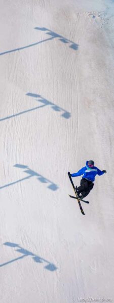 (Trent Nelson  |  The Salt Lake Tribune) 
30 big air men's final at the 2022 Winter Olympics in Beijing on Wednesday, Feb. 9, 2022.
