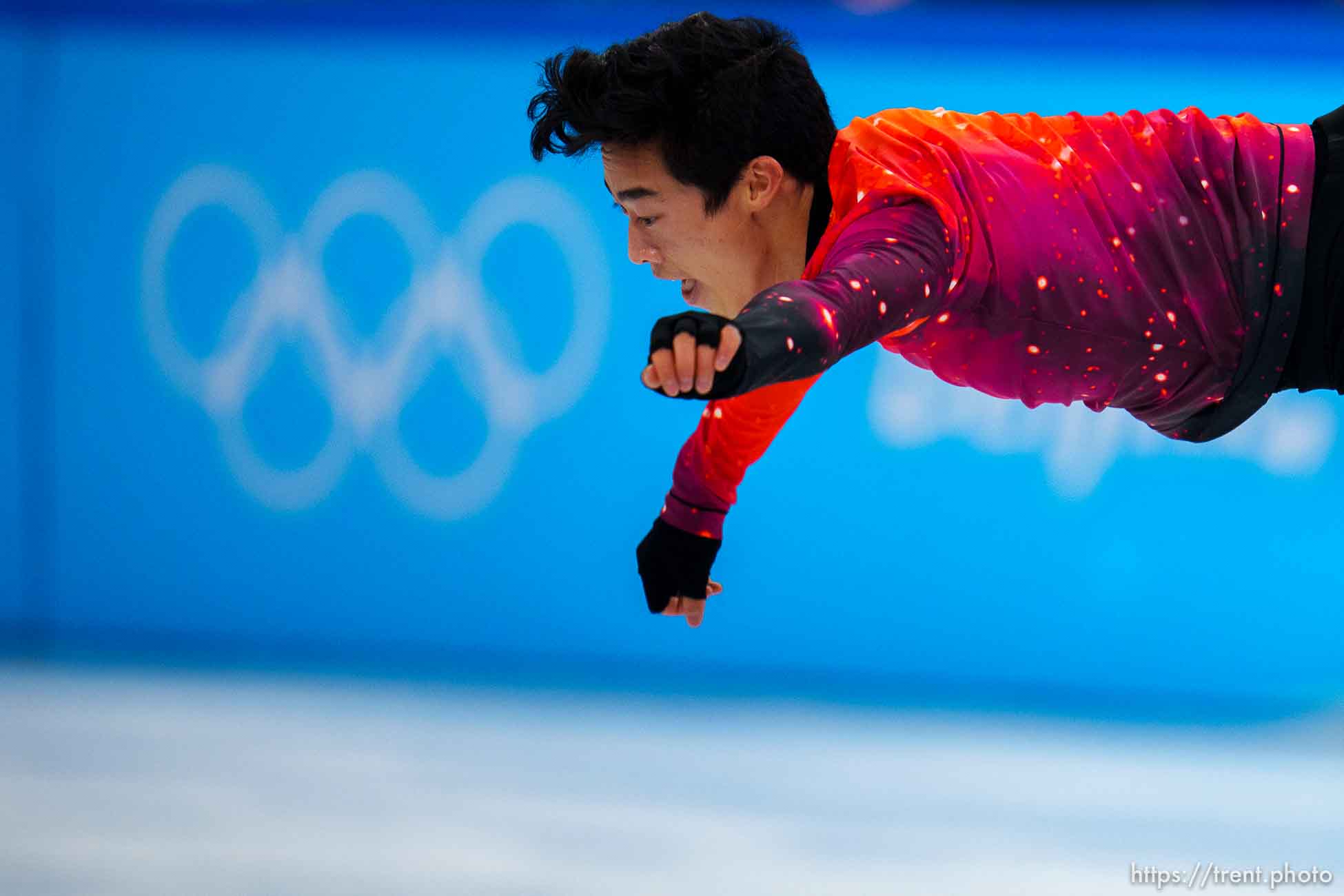 (Trent Nelson  |  The Salt Lake Tribune) Nathan Chen wins the gold medal in the free skating program, figure skating at the Capital Indoor Stadium, 2022 Beijing Winter Olympics on Thursday, Feb. 10, 2022.