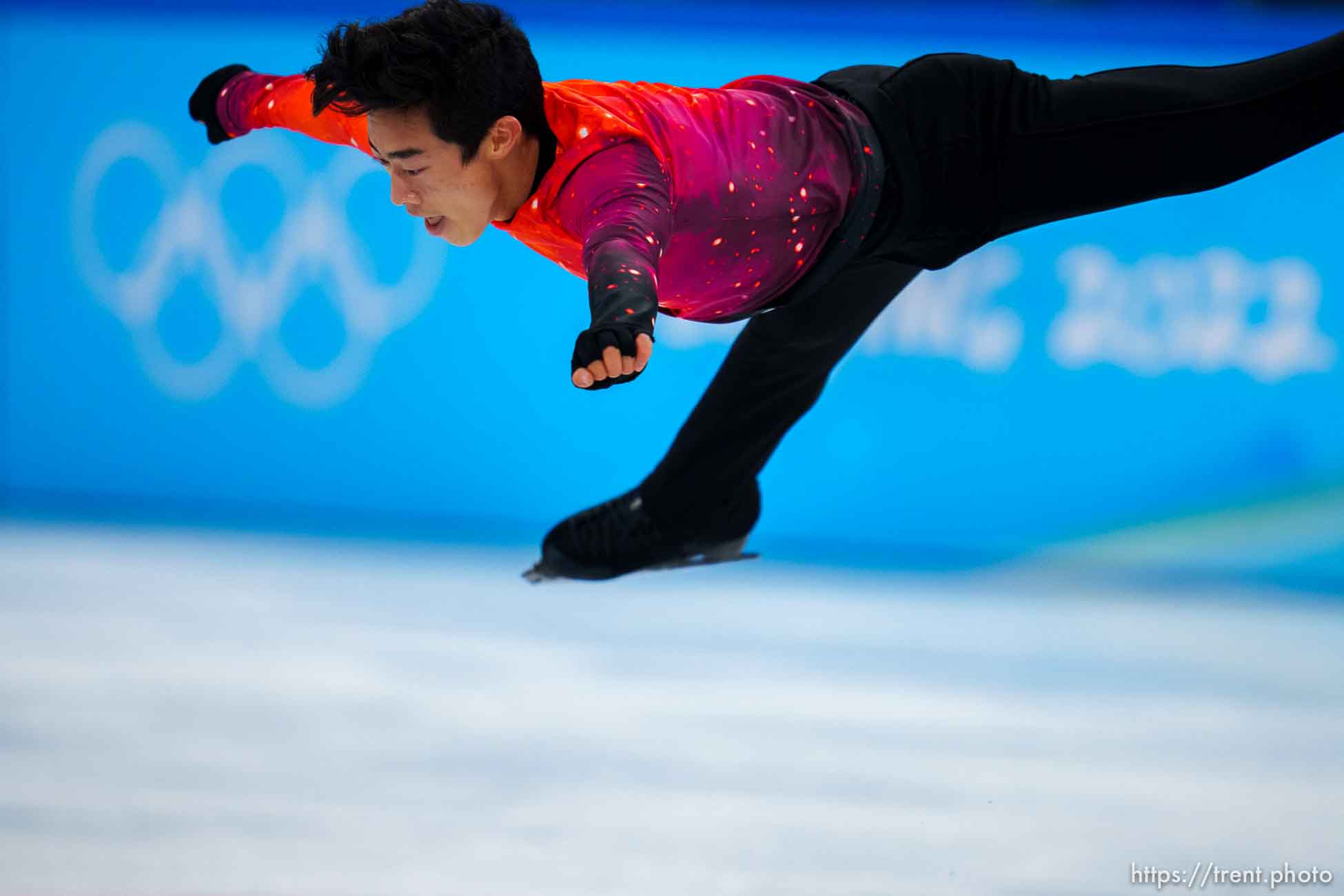 (Trent Nelson  |  The Salt Lake Tribune) Nathan Chen wins the gold medal in the free skating program, figure skating at the Capital Indoor Stadium, 2022 Beijing Winter Olympics on Thursday, Feb. 10, 2022.