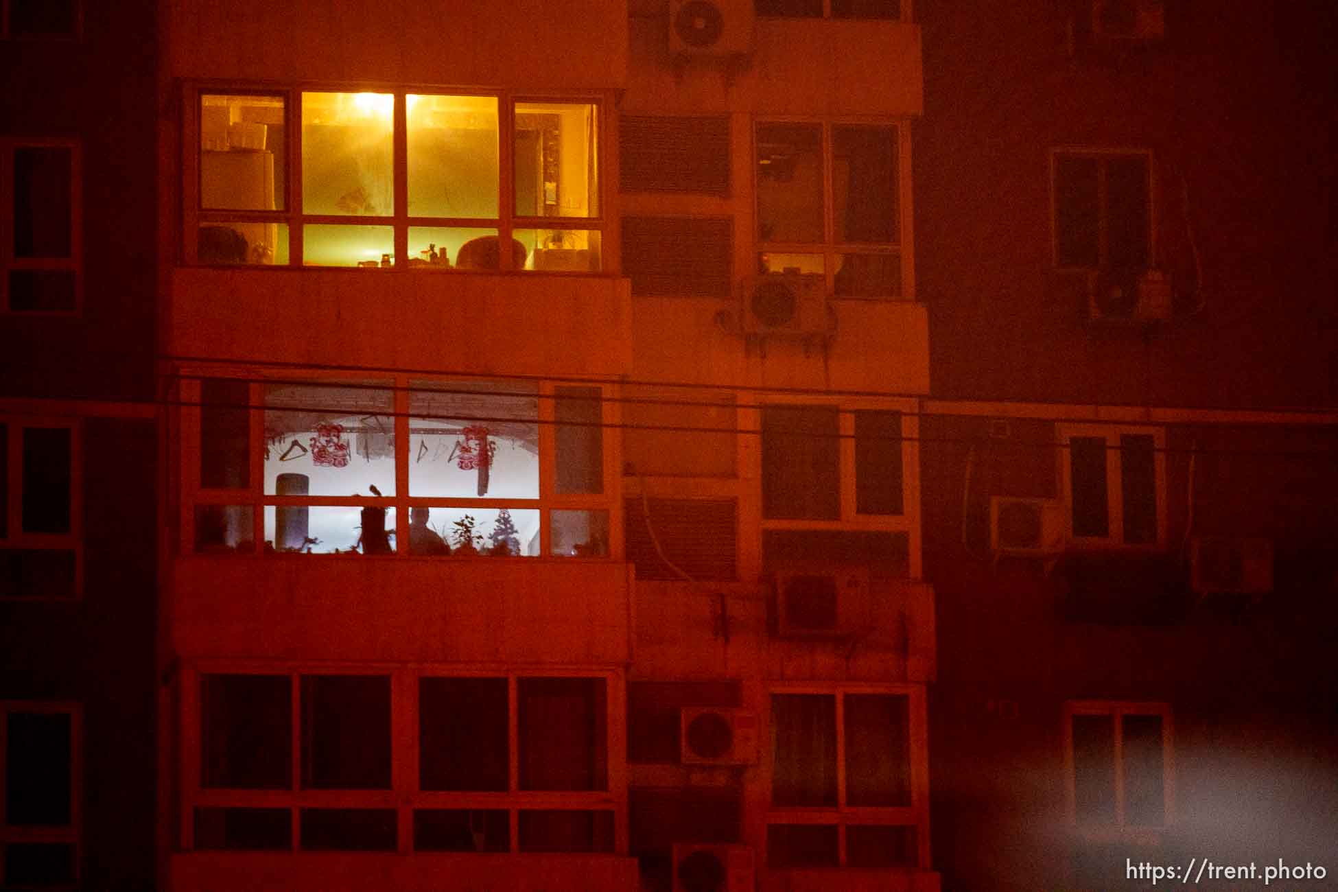 bus ride, Beijing on Thursday, Feb. 10, 2022.