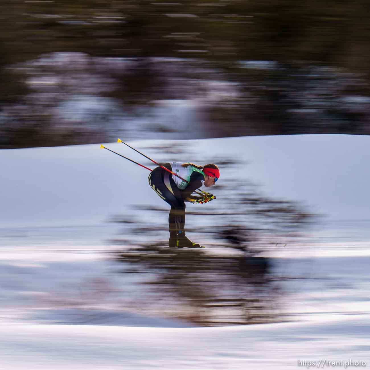 (Trent Nelson  |  The Salt Lake Tribune) 
competes in the 4 x 5km Relay, cross-country skiing at the 2022 Beijing Winter Olympics in Zhangjiakou on Saturday, Feb. 12, 2022.