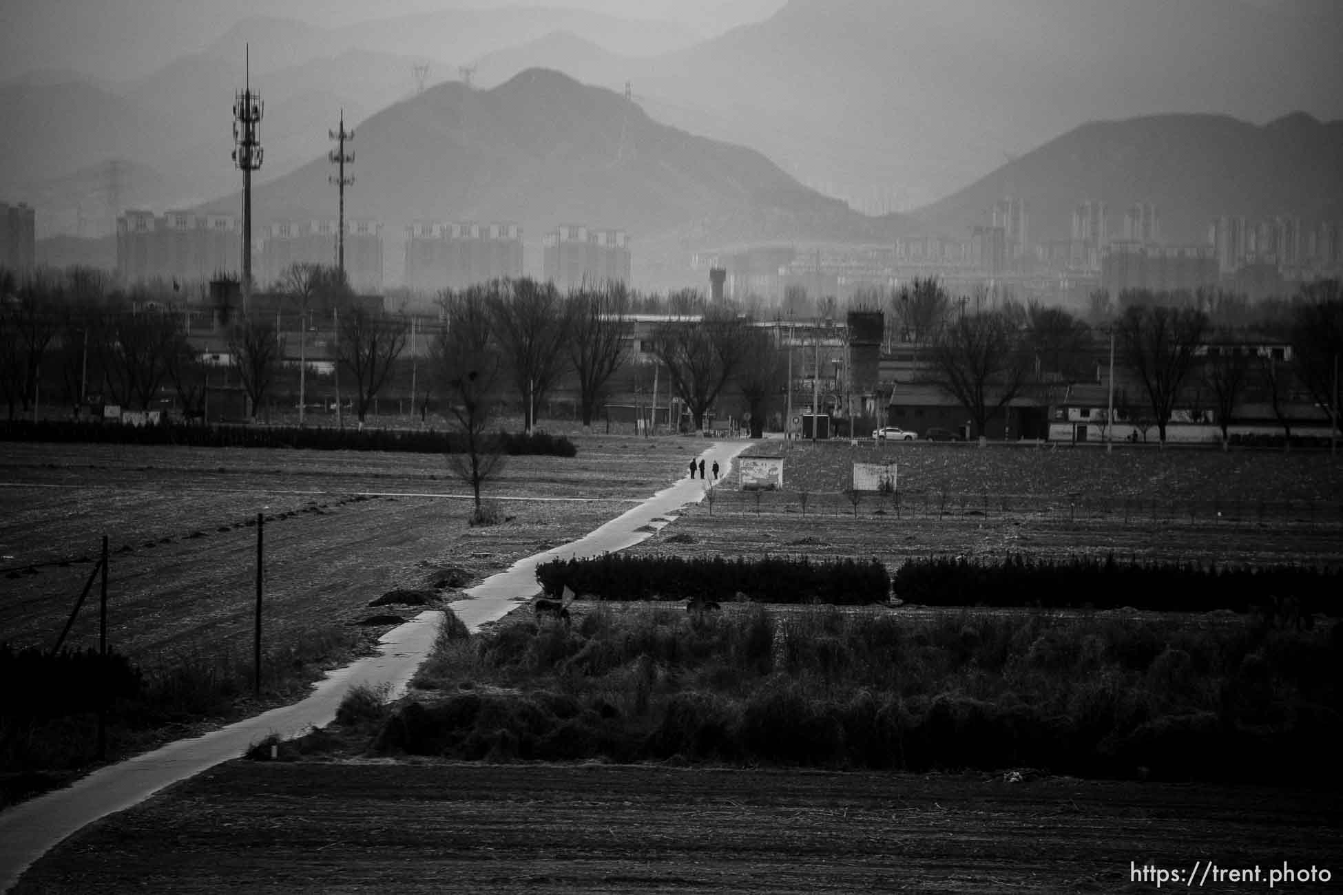 train ride through China, from  beijing to zhangjiakou on Feb. 12, 2022.