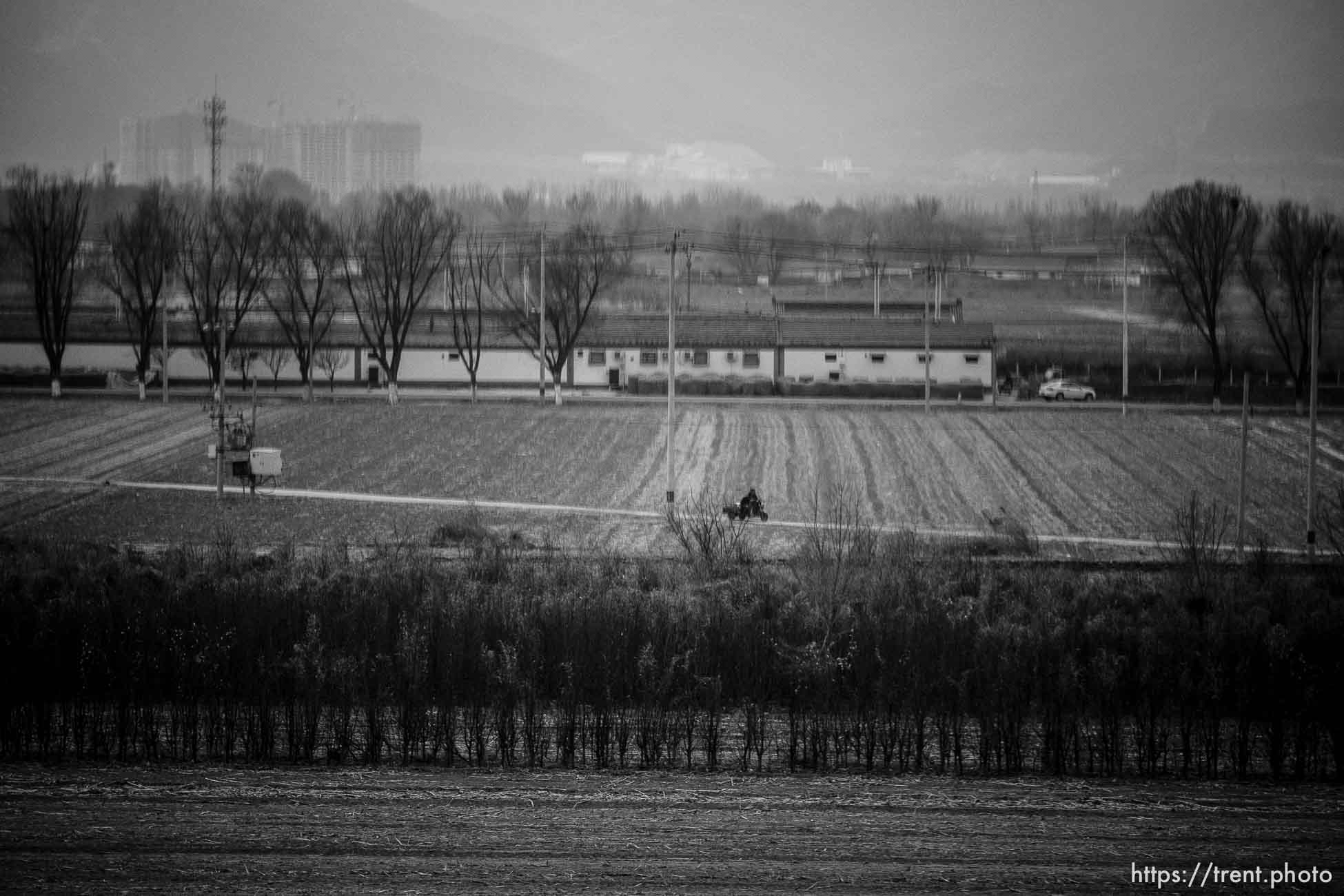 train ride through China, from  beijing to zhangjiakou on Feb. 12, 2022.