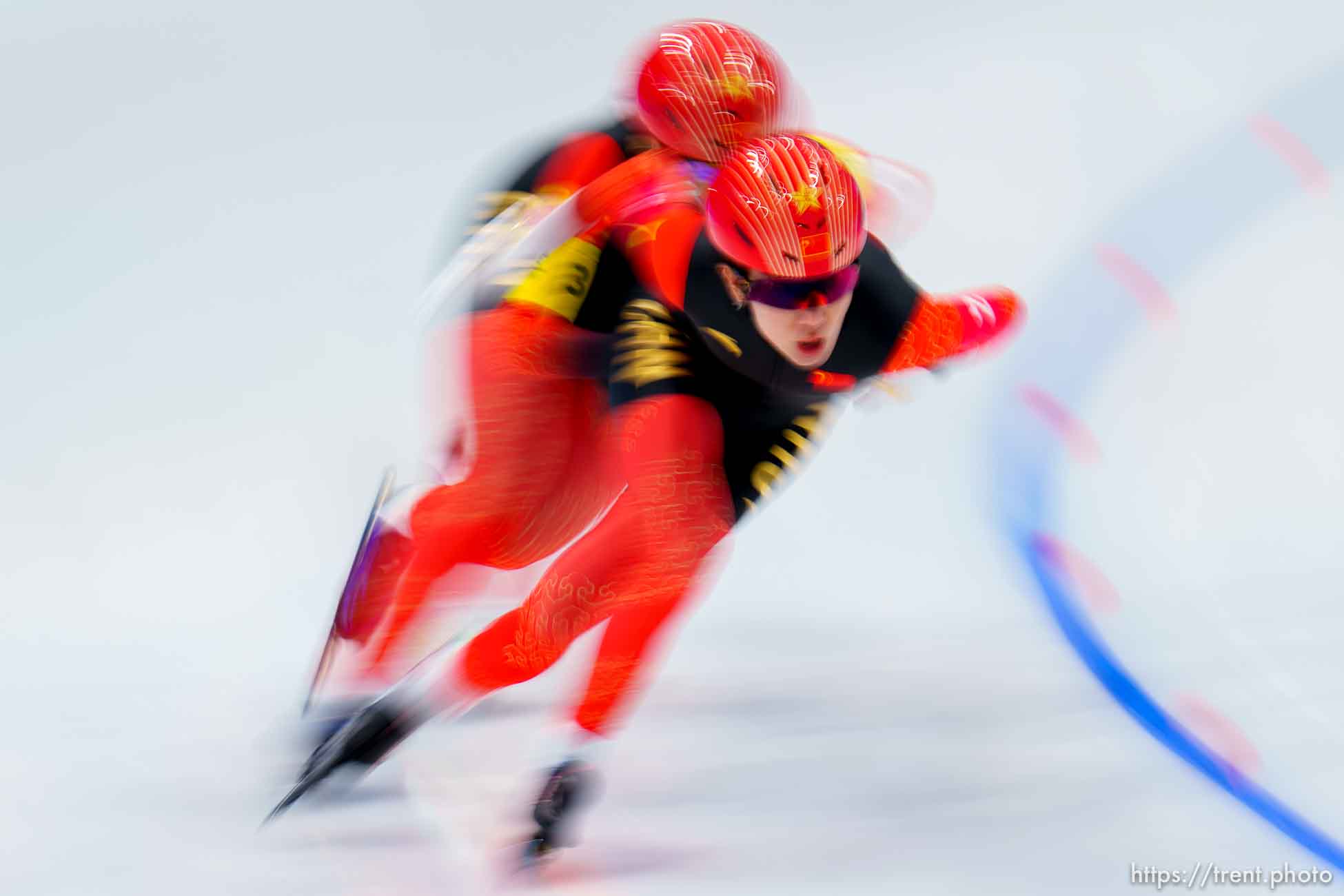 (Trent Nelson  |  The Salt Lake Tribune) 
semifinals in team pursuit at the 2022 Winter Olympics in Beijing on Tuesday, Feb. 15, 2022.