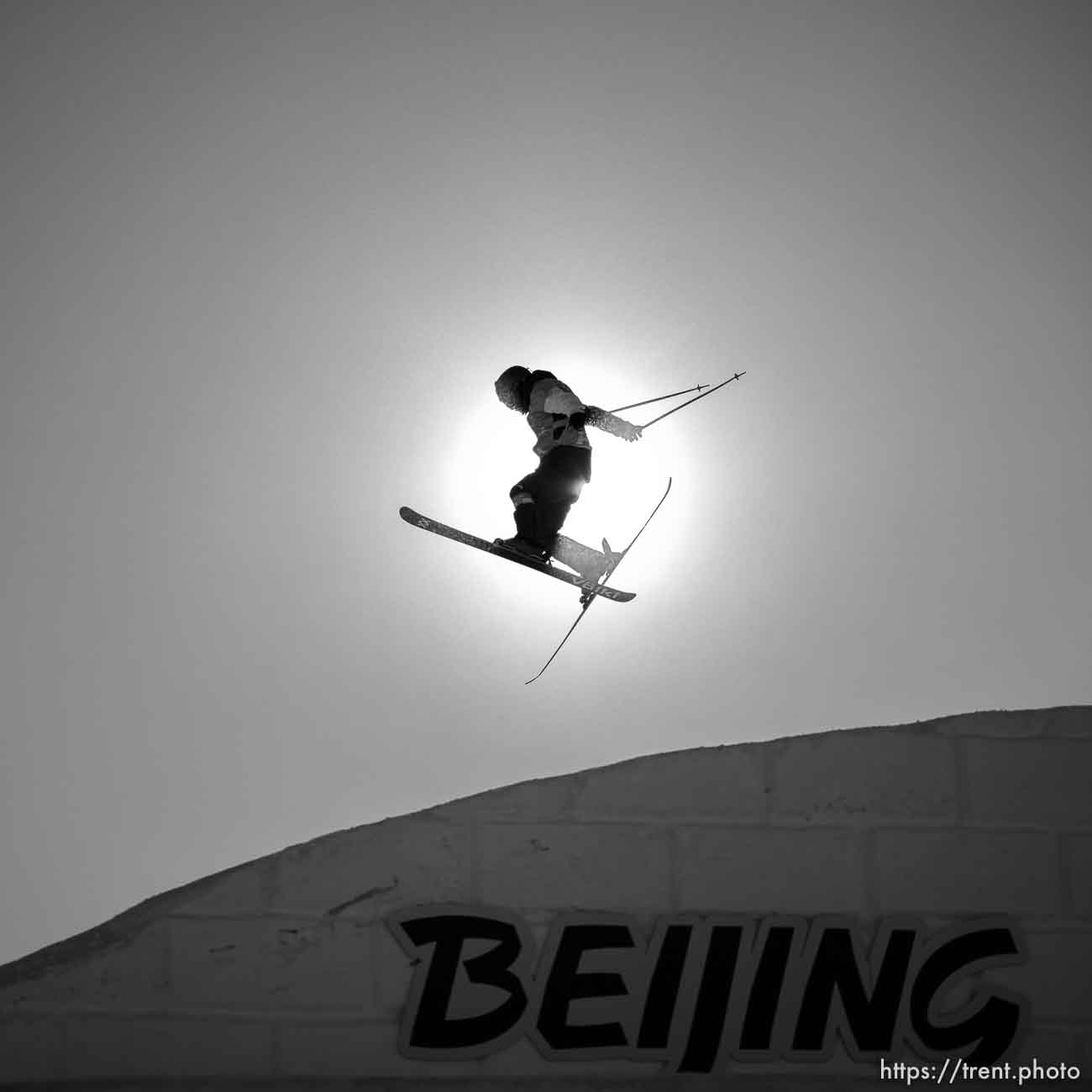 (Trent Nelson  |  The Salt Lake Tribune) 
in the freeski slopestyle finals at the 2022 Beijing Winter Olympics in Zhangjiakou on Wednesday, Feb. 16, 2022.