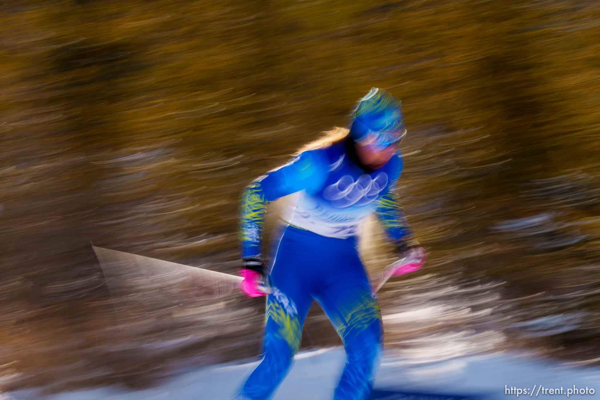 (Trent Nelson  |  The Salt Lake Tribune) 
in the team sprint classic, cross-country skiing at the 2022 Beijing Winter Olympics in Zhangjiakou on Wednesday, Feb. 16, 2022.