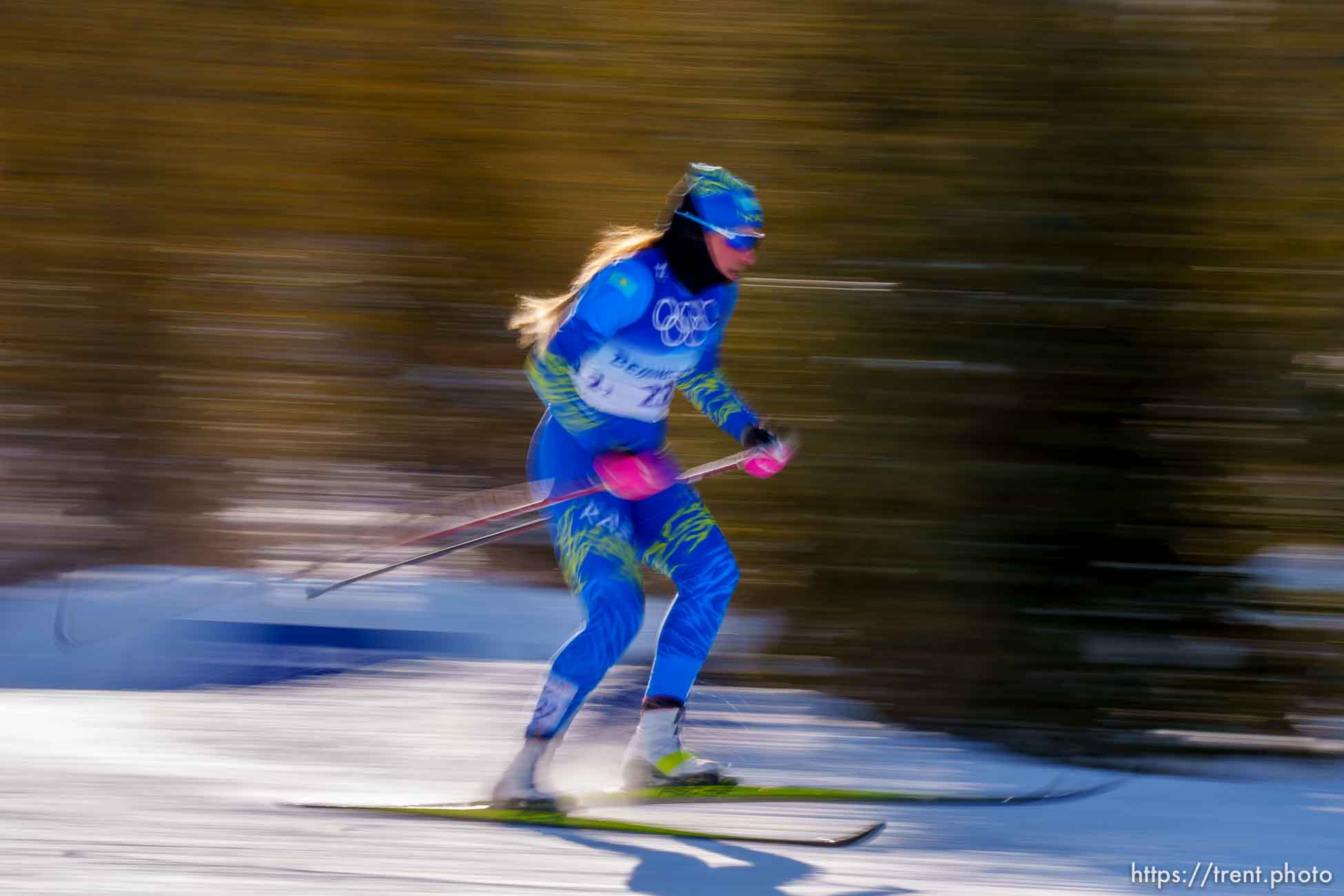 (Trent Nelson  |  The Salt Lake Tribune) 
in the women's team sprint classic, cross-country skiing at the 2022 Beijing Winter Olympics in Zhangjiakou on Wednesday, Feb. 16, 2022.